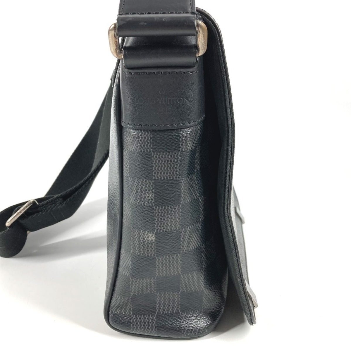 Louis Vuitton Damier Graphite Black Damier Graphite Shoulder Bag (Pre-Owned)