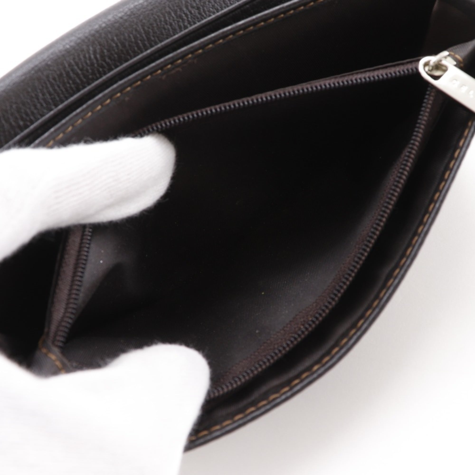 Celine Navy Denim Long Wallet (Bi-Fold) (Pre-Owned)
