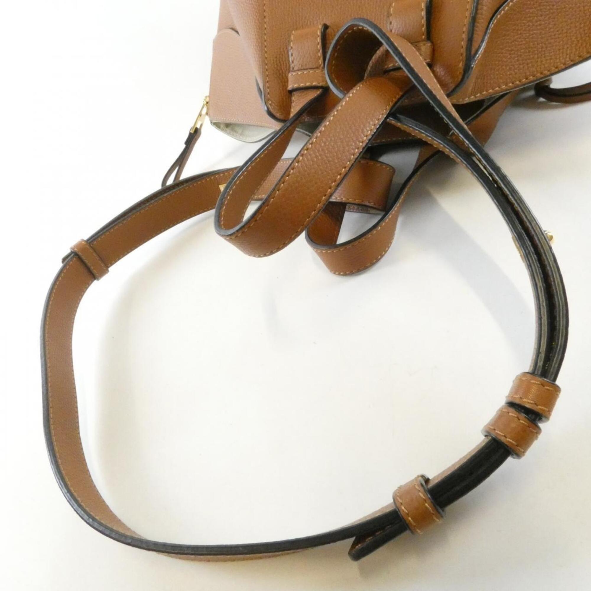 Loewe Brown Leather Shoulder Bag (Pre-Owned)