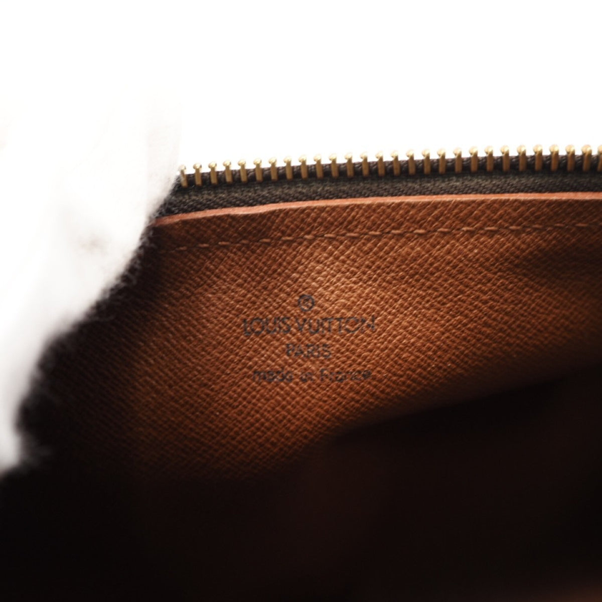 Louis Vuitton Monogram Brown Coated Canvas Leather Handbag (Pre-Owned)