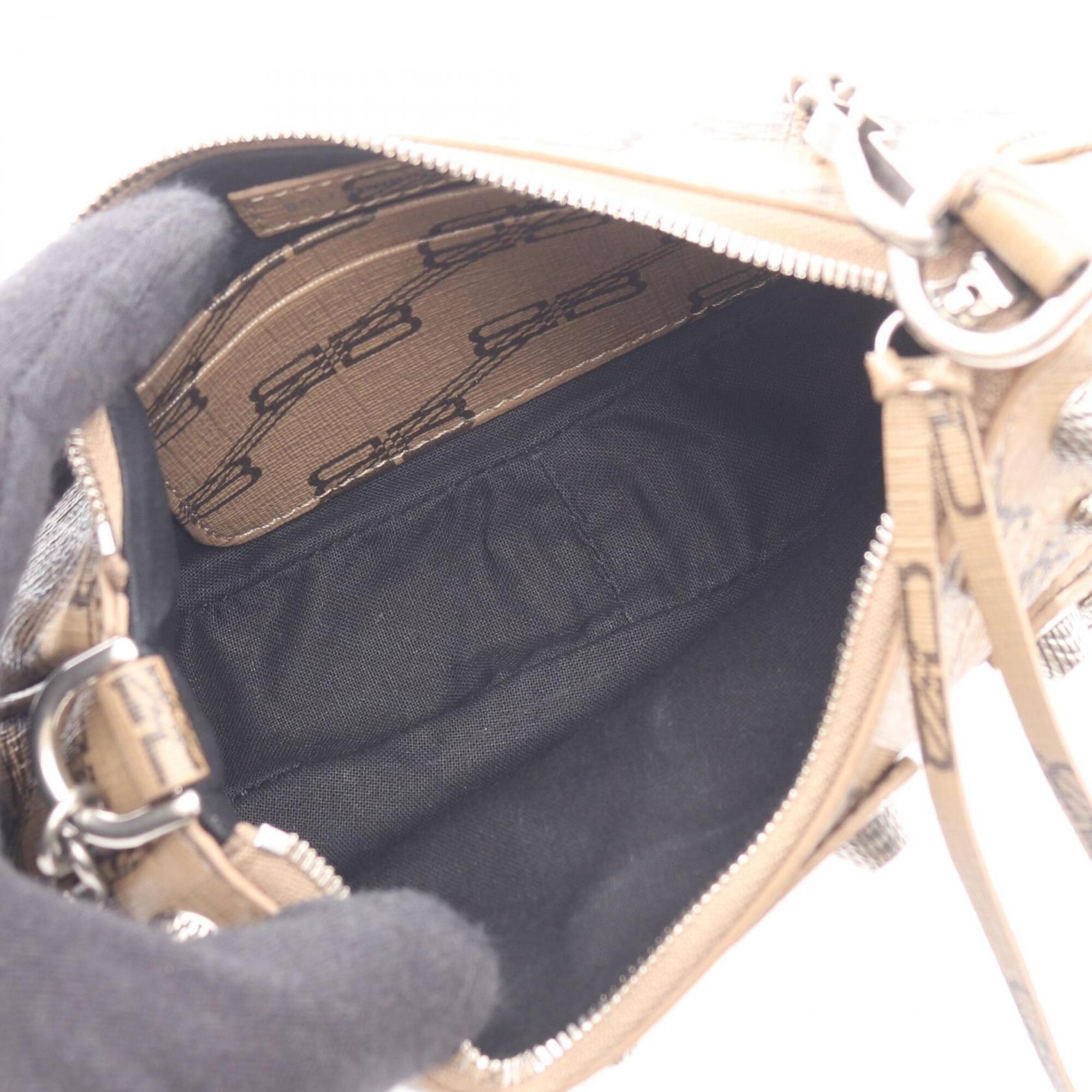 Balenciaga Gray Coated Canvas Handbag (Pre-Owned)