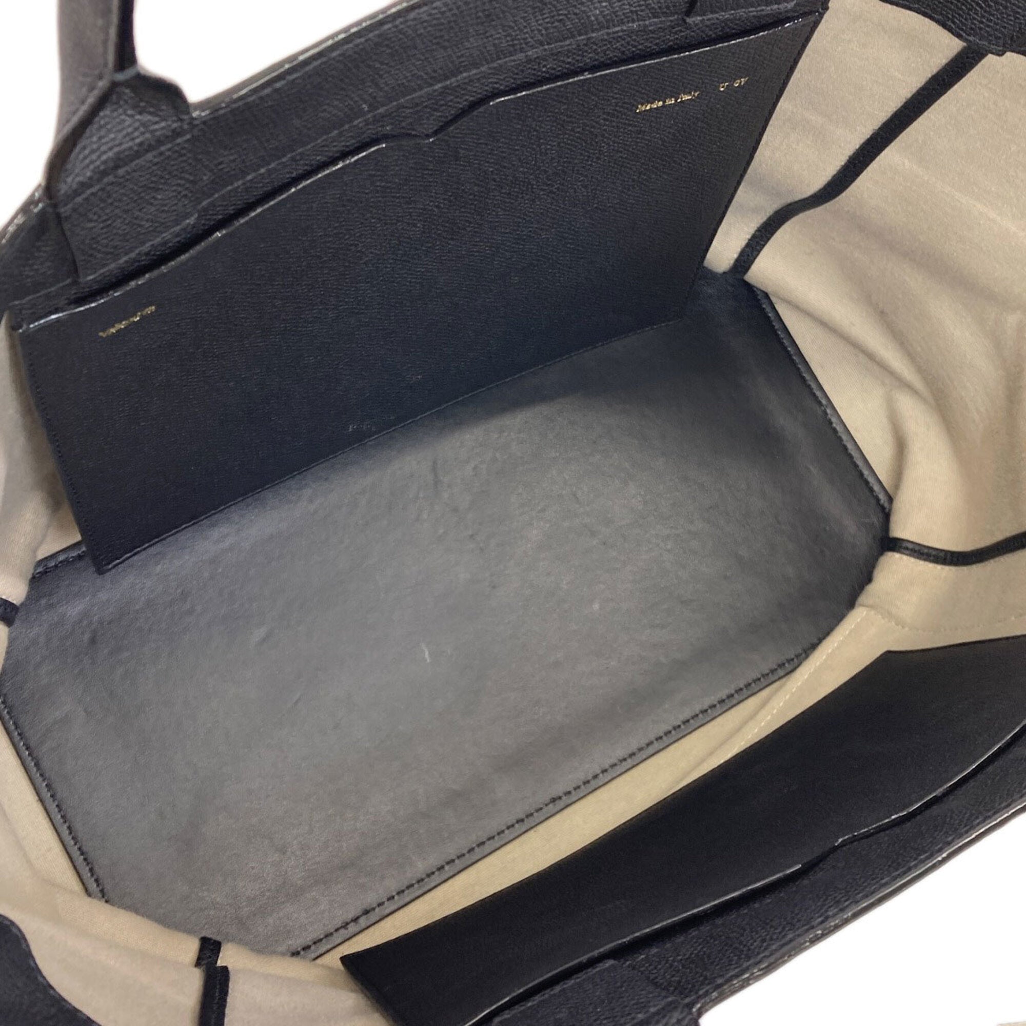 Valextra Navy White Canvas Tote Bag (Pre-Owned)