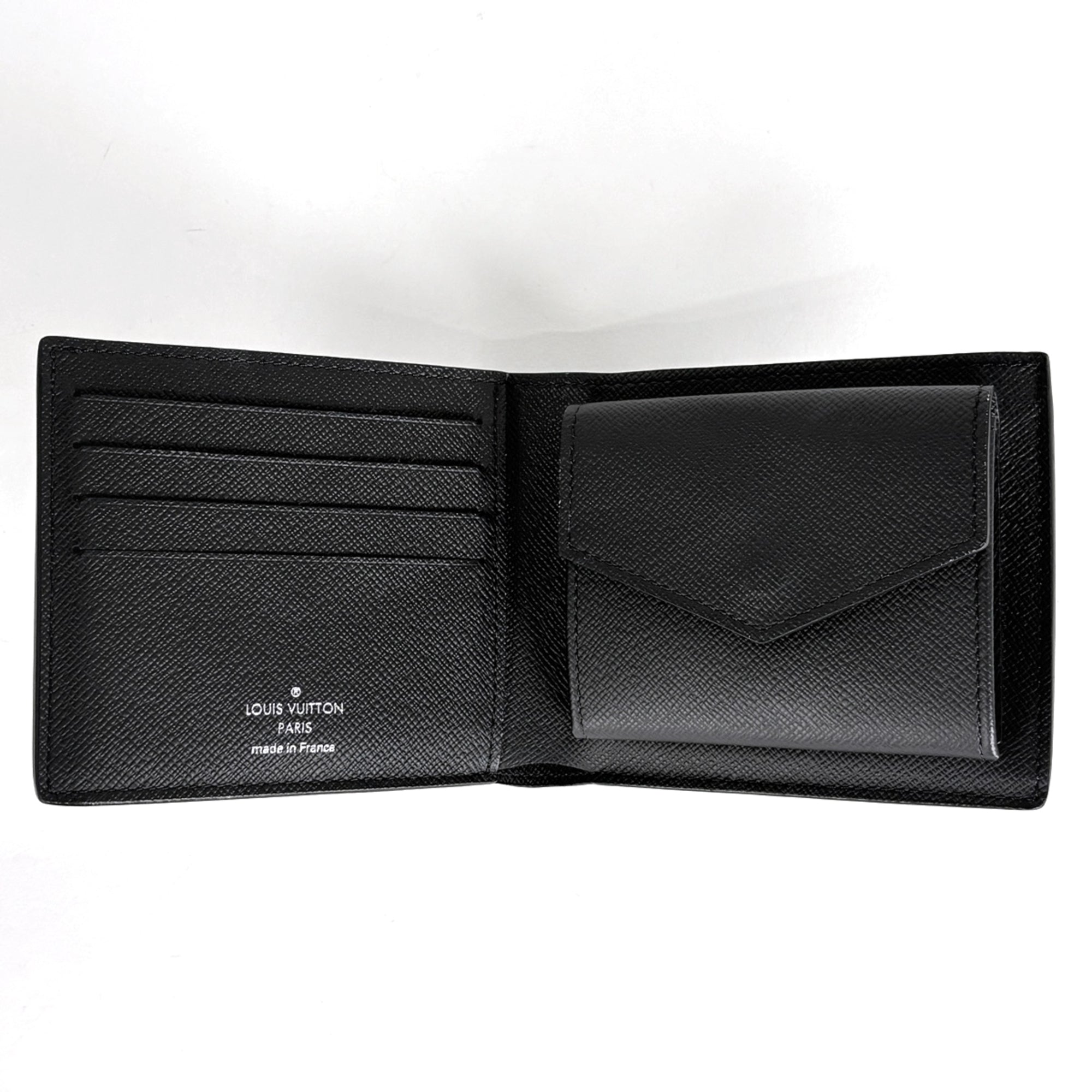 Louis Vuitton Black Monogram Eclipse Wallet (Bi-Fold) (Pre-Owned)