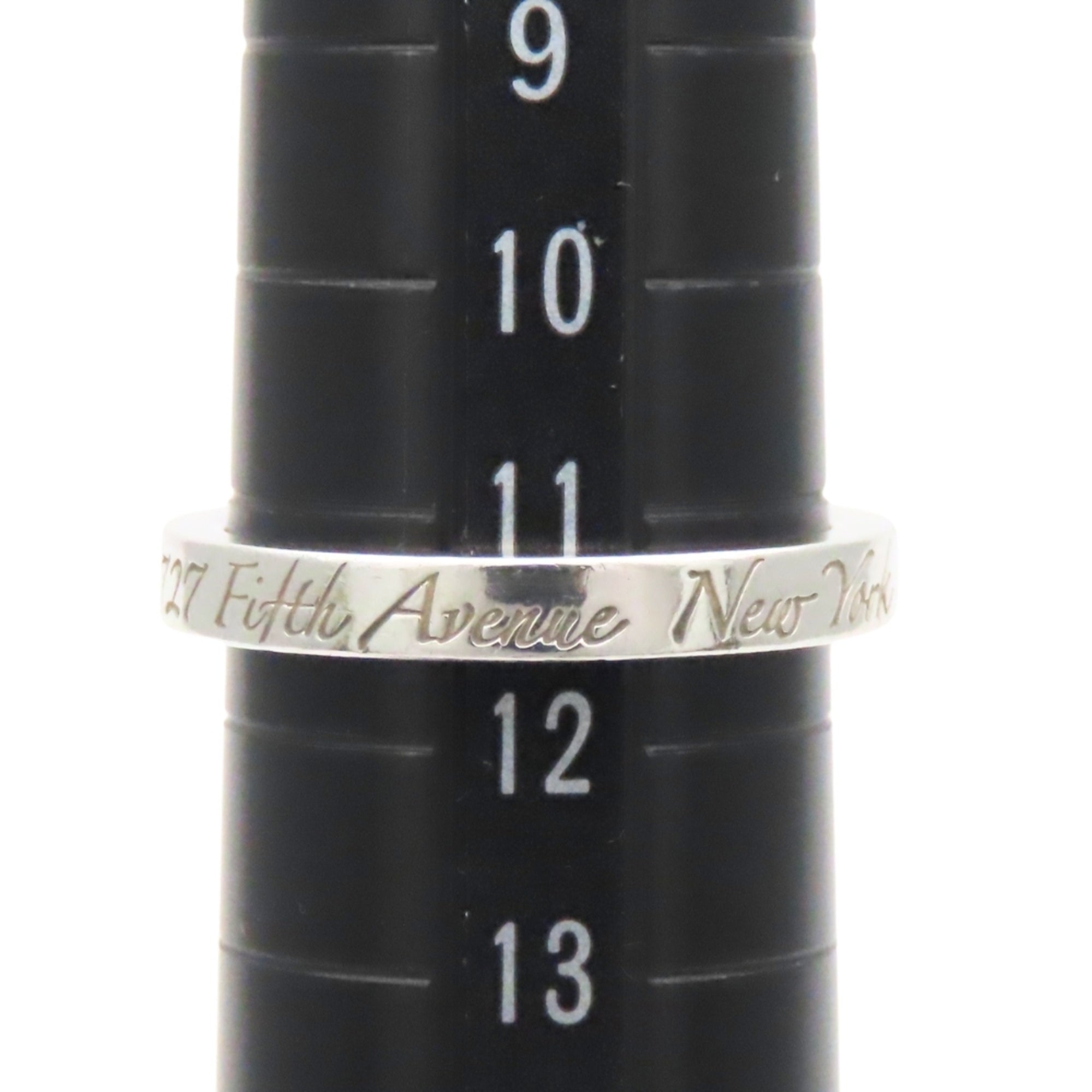 Tiffany Silver Silver 925 Band Ring (Pre-Owned)