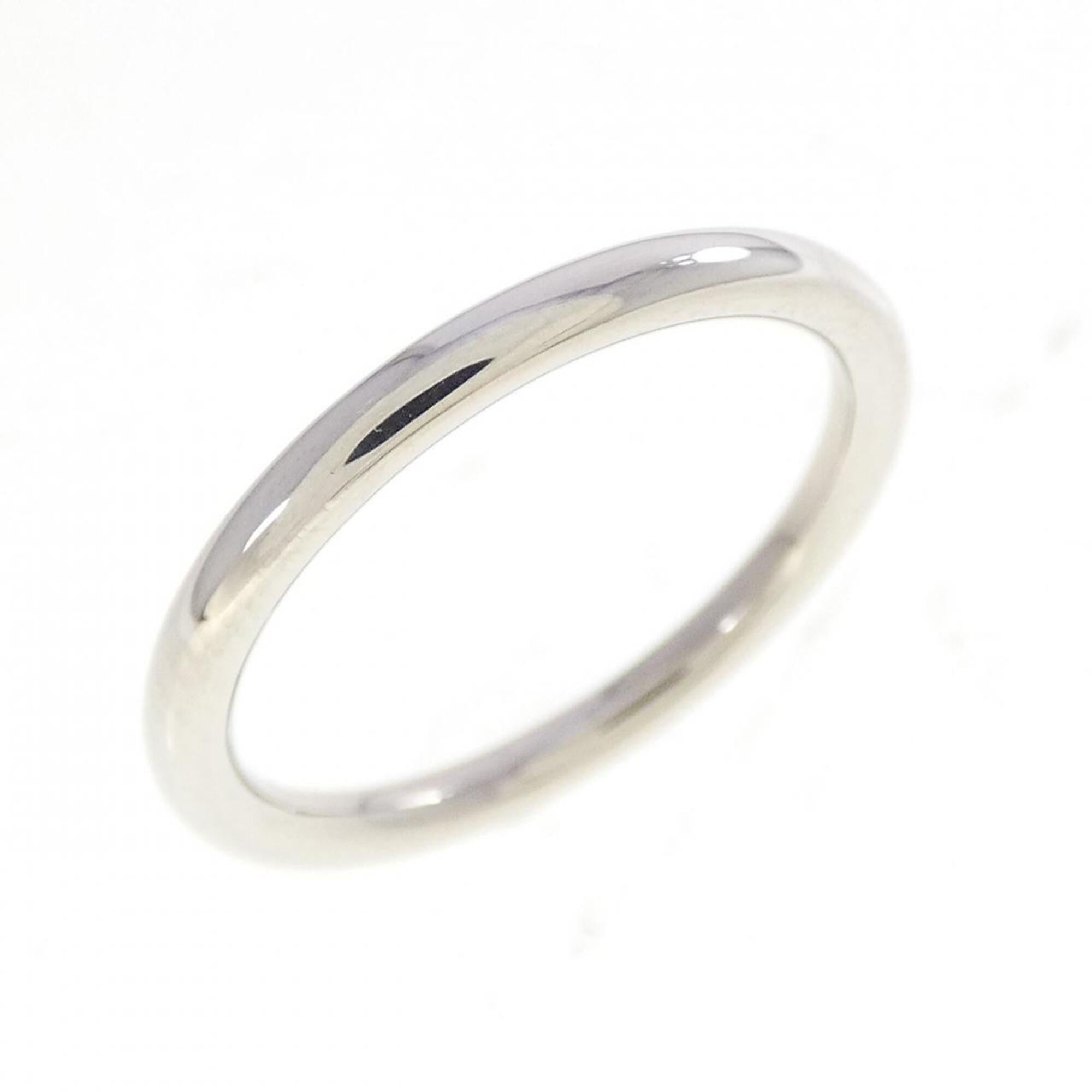 Tiffany Platinum Platinum 950 Band Ring (Pre-Owned)