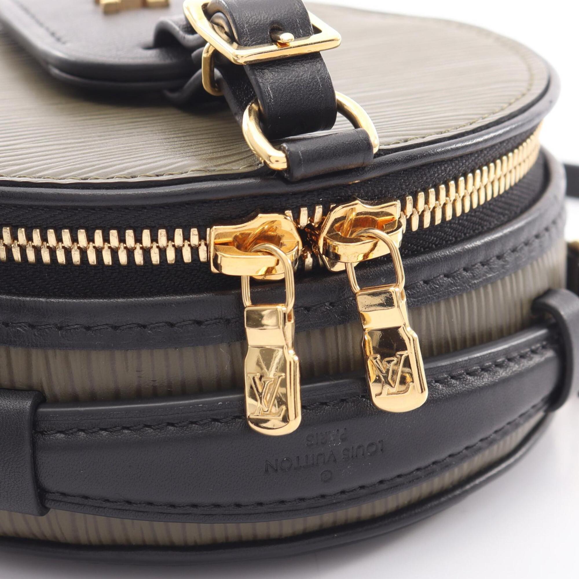 Louis Vuitton Black Khaki Epi Leather Handbag (Pre-Owned)