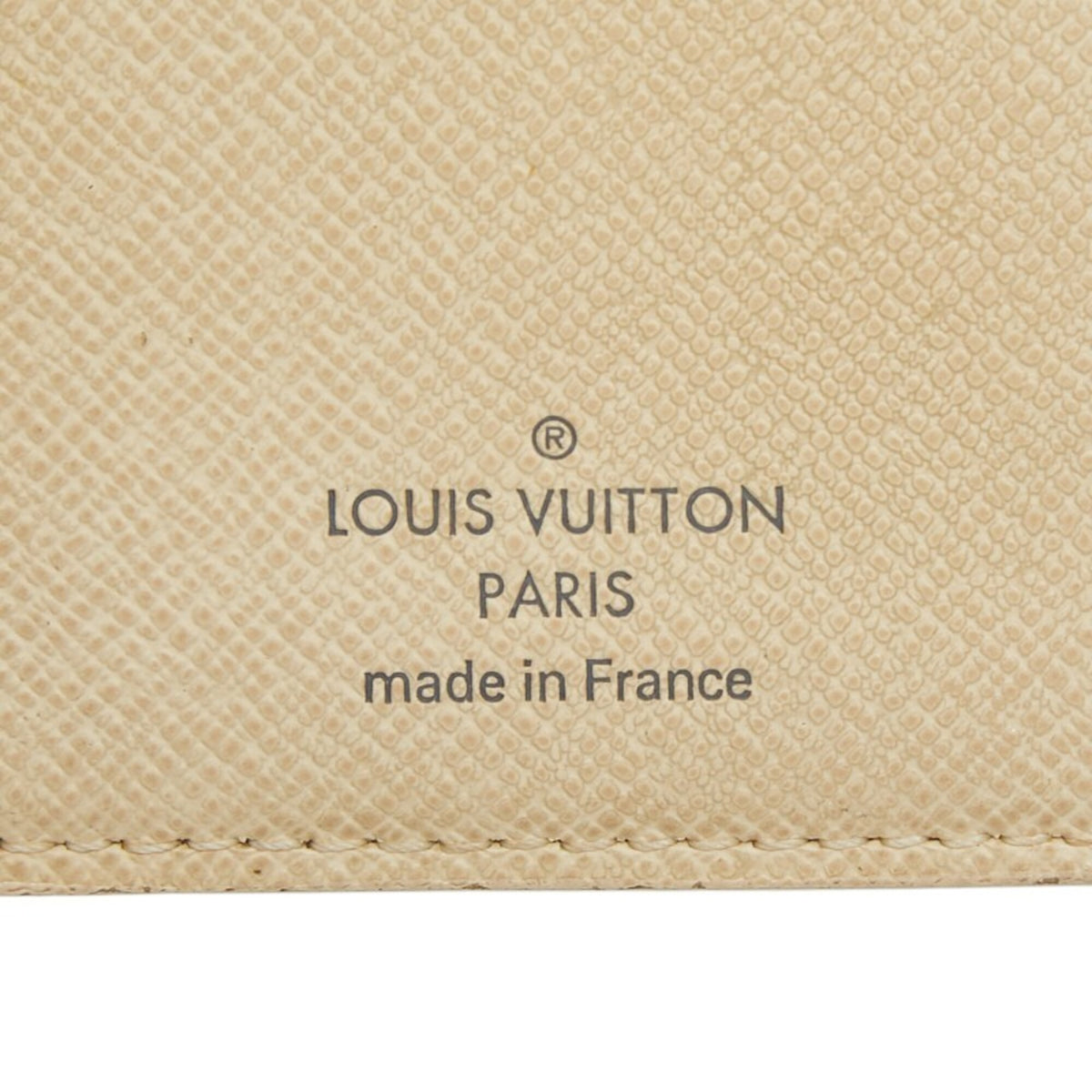 Louis Vuitton White Pvc Leather Wallet (Bi-Fold) (Pre-Owned)