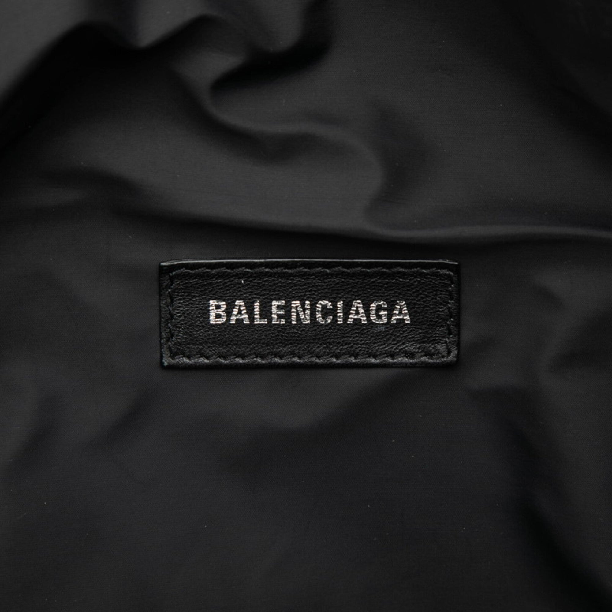 Balenciaga Black Polyester Polyamide Basket Sling Bag (Pre-Owned)