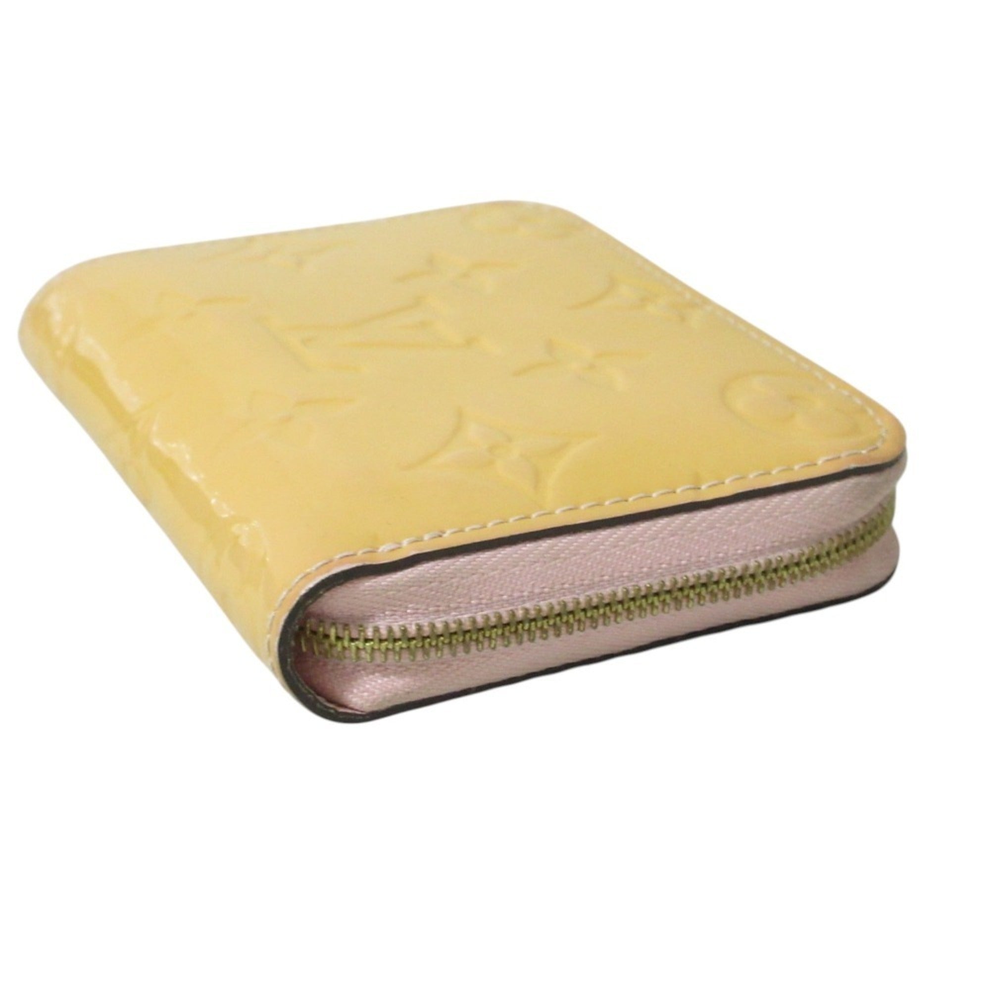 Louis Vuitton Monogram Vernis Beige Monogram Vernis Coin Purse/Coin Case (Pre-Owned)