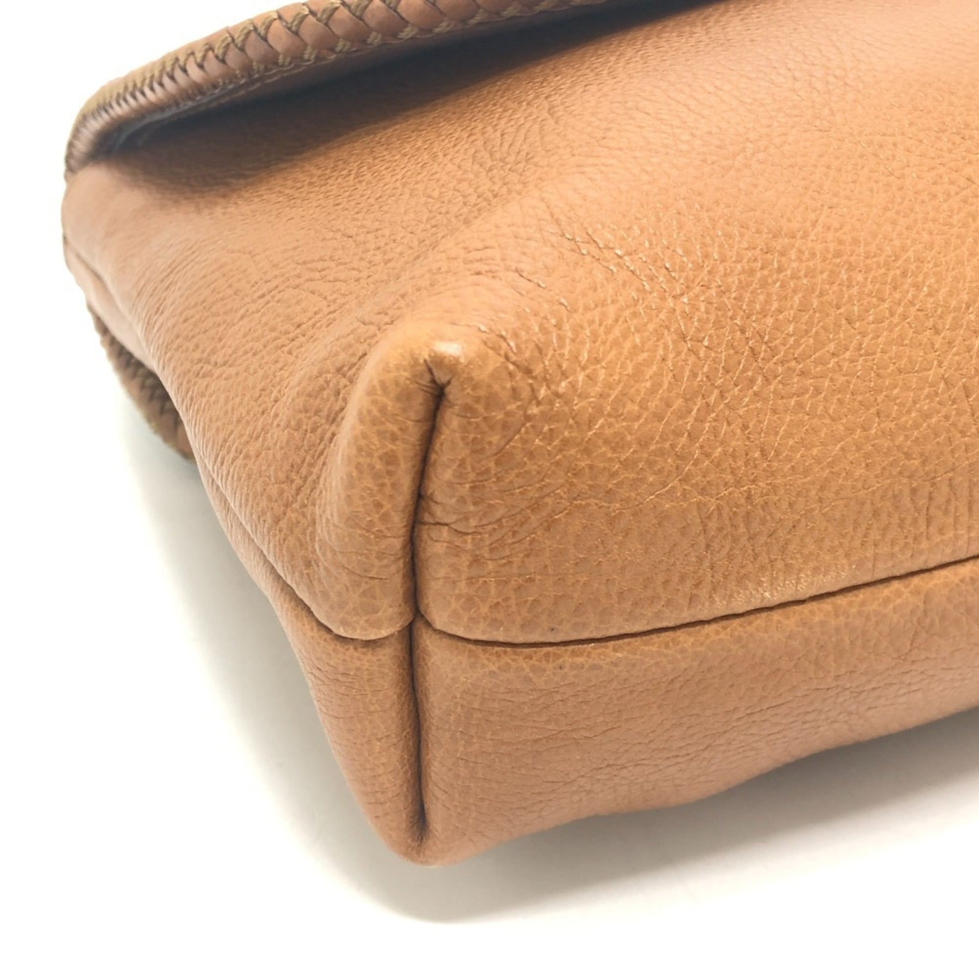 Gucci Brown Leather Clutch Bag (Pre-Owned)