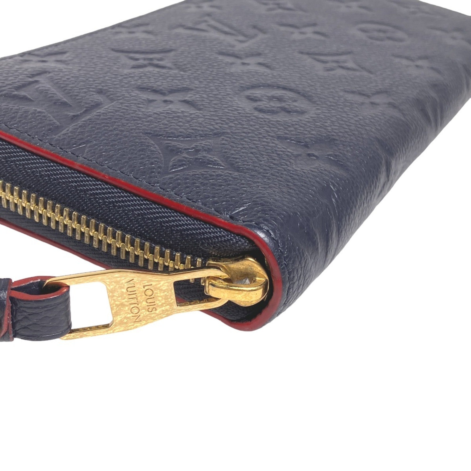 Louis Vuitton Marine Rouge Monogram Empreinte Long Wallet (Bi-Fold) (Pre-Owned)