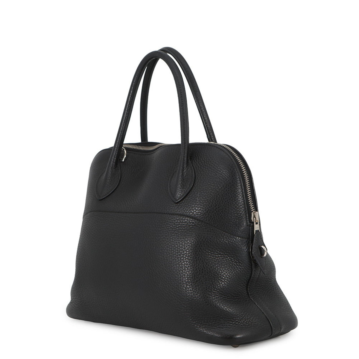 Hermes Bolide Black Taurillon Clemence Leather Handbag (Pre-Owned)