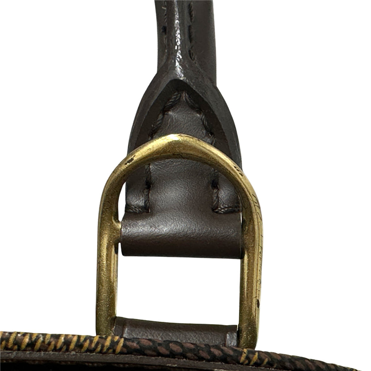 Louis Vuitton Brown Ebene Damier Canvas Handbag (Pre-Owned)