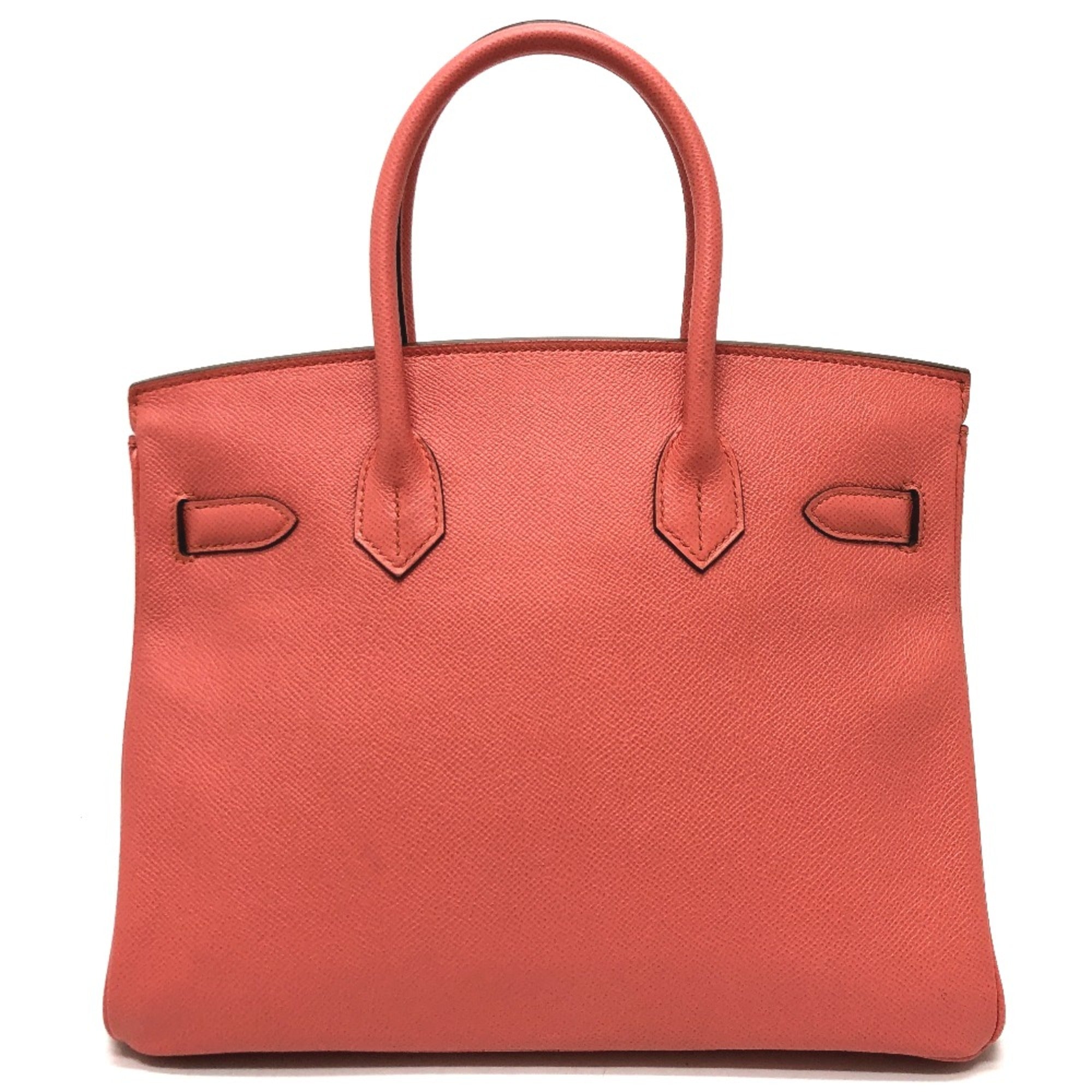 Hermes Pink Leather Handbag (Pre-Owned)