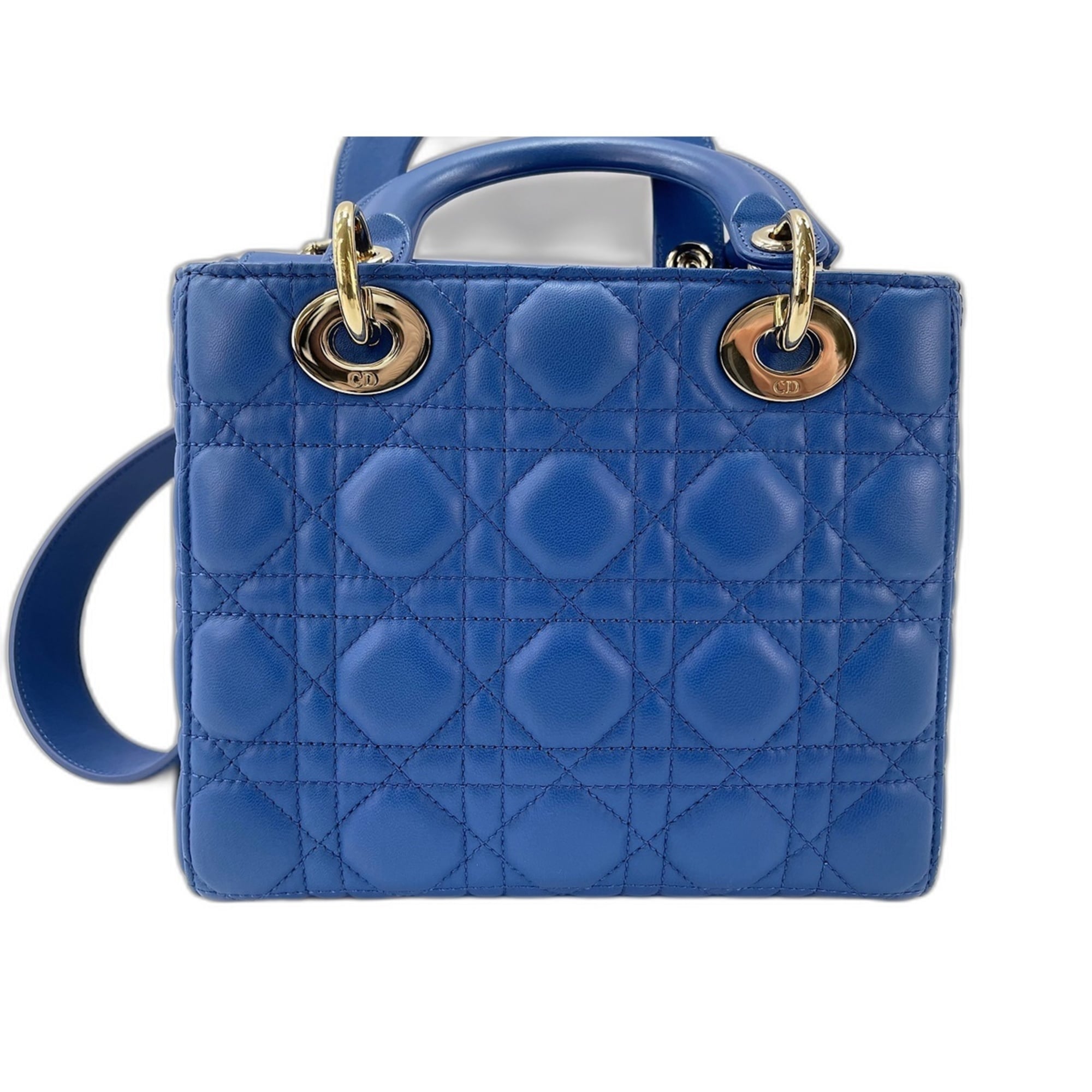 Christian Dior Blue Leather Handbag (Pre-Owned)