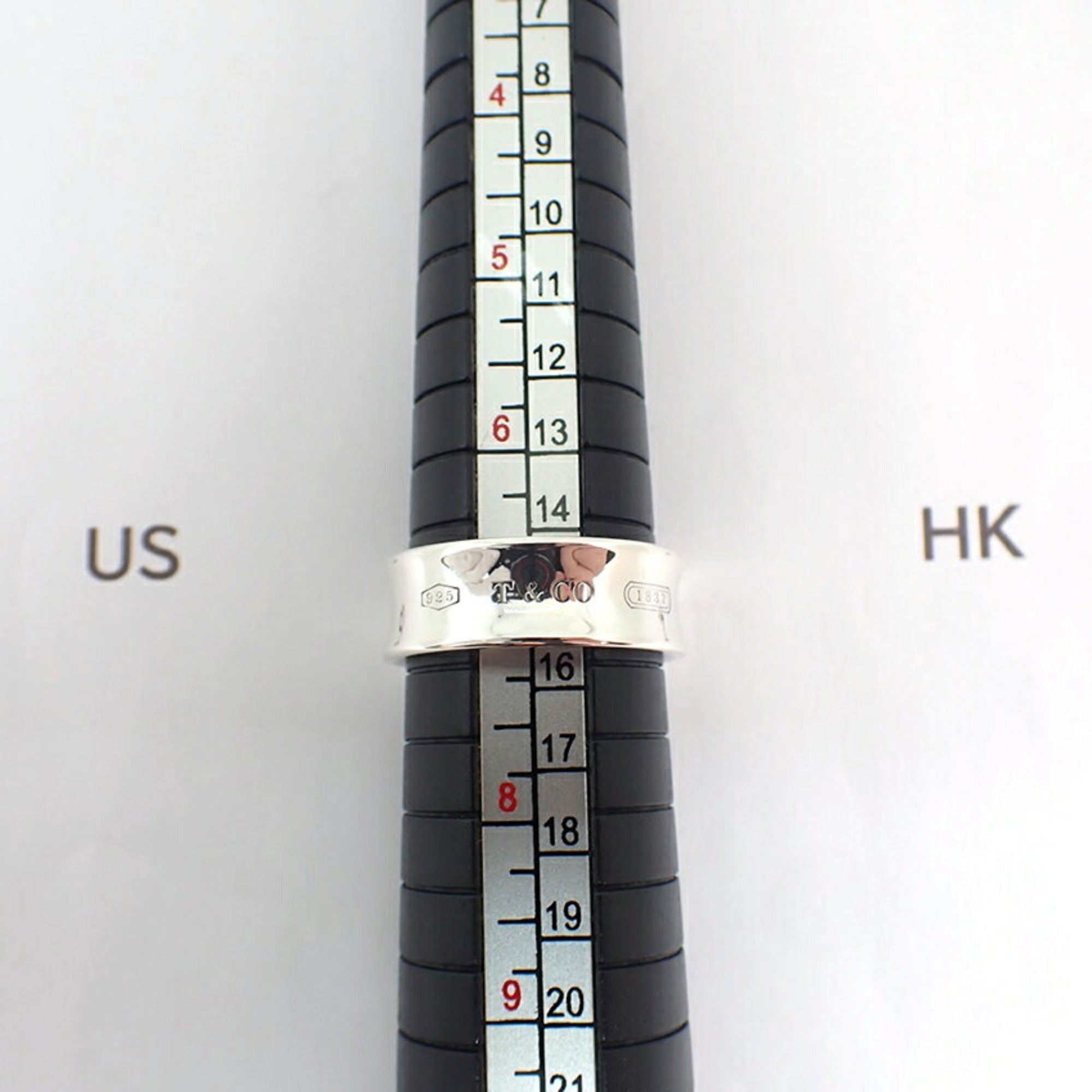 Tiffany Sterling Silver 925 Band Ring (Pre-Owned)