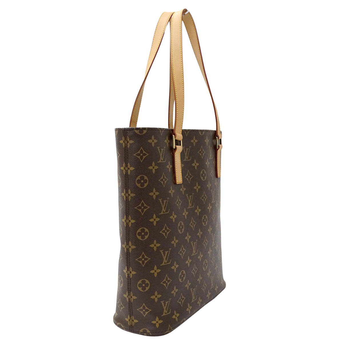 Louis Vuitton Brown Monogram Canvas Handbag Tote Bag (Pre-Owned)