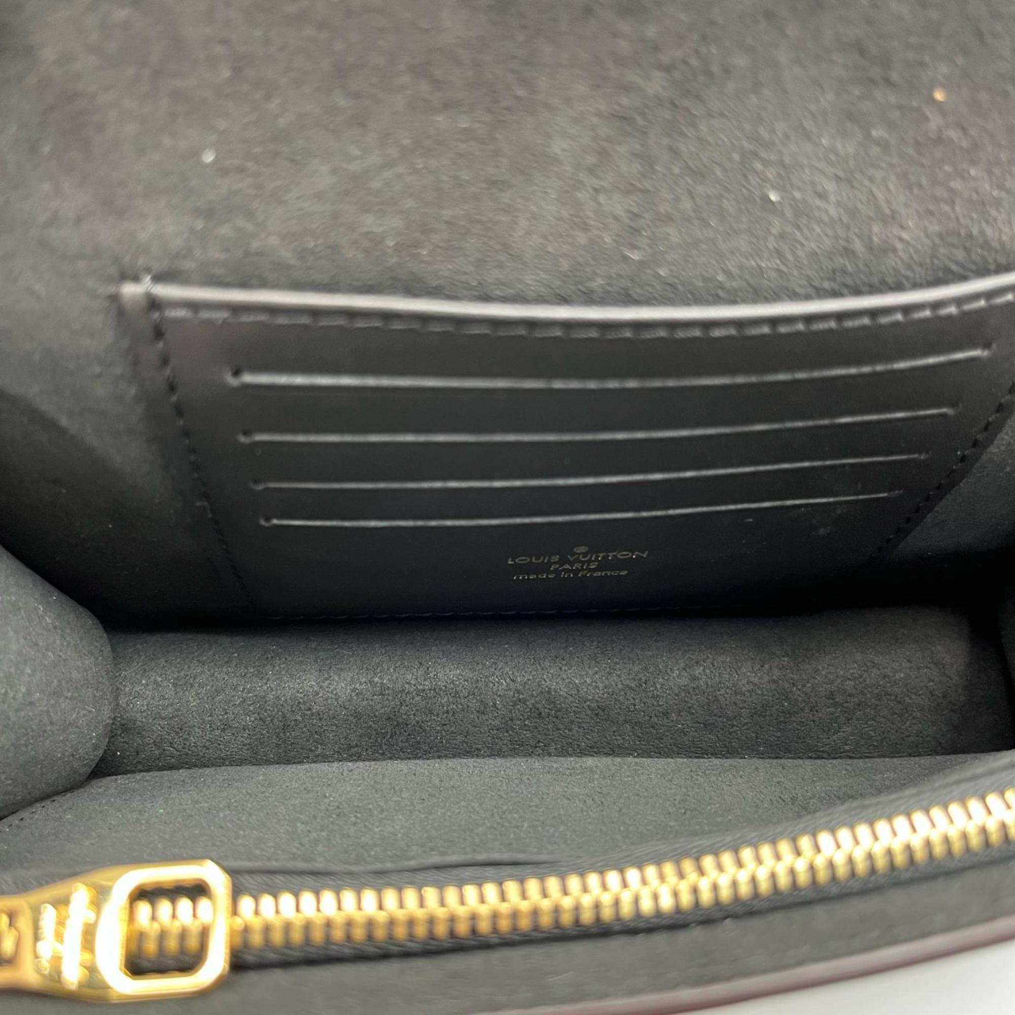 Louis Vuitton Brown Leather Shoulder Bag (Pre-Owned)