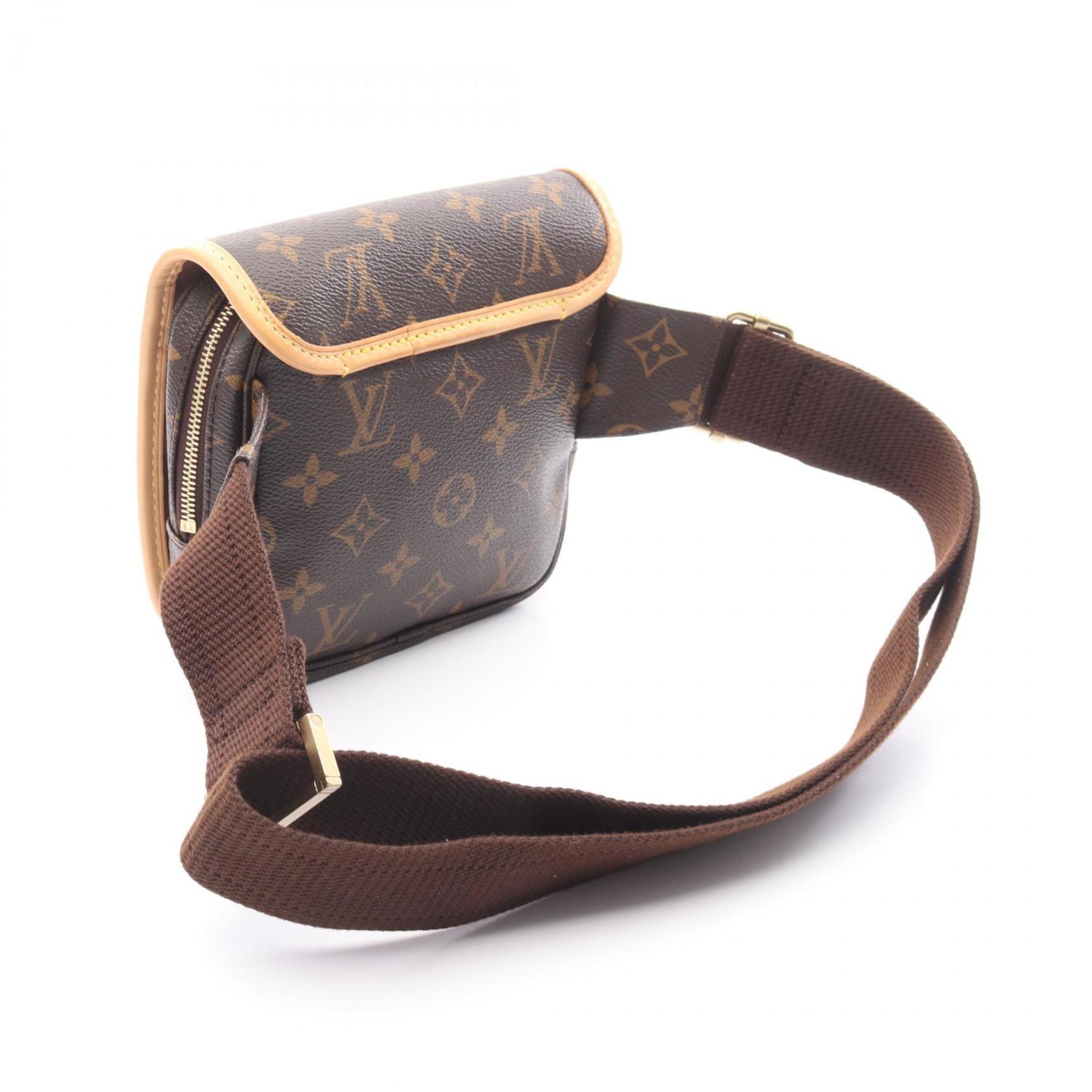 Louis Vuitton Brown Coated Canvas Pvc Monogram Leather Fanny Pack Sling Bag (Pre-Owned)