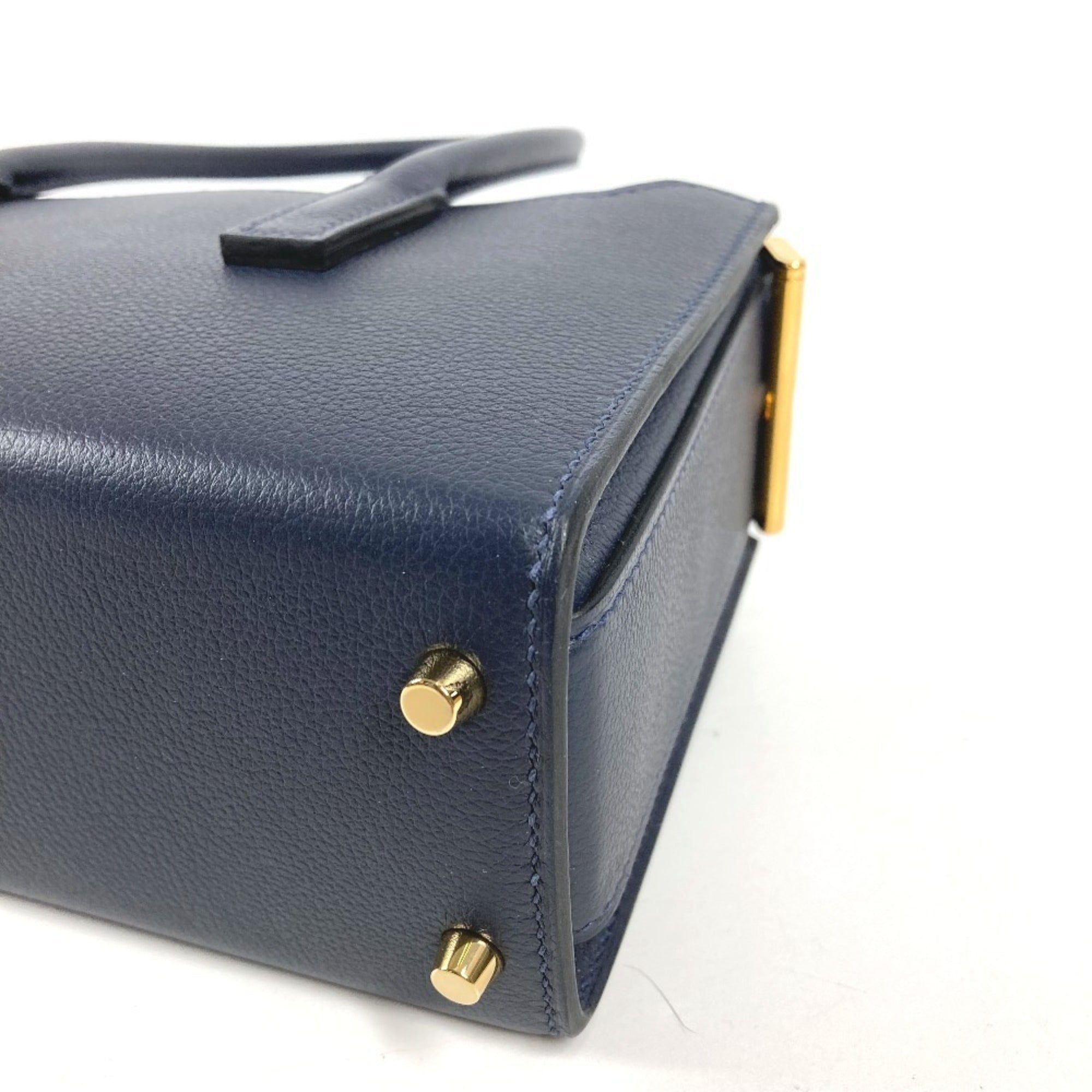 Hermes Drag Navy Shoulder Bag (Pre-Owned)