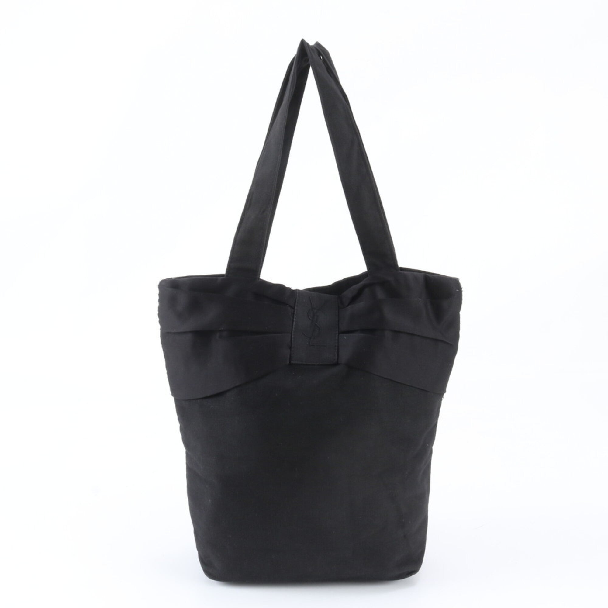 Yves Saint Laurent Black Handbag Shoulder Bag Tote Bag (Pre-Owned)
