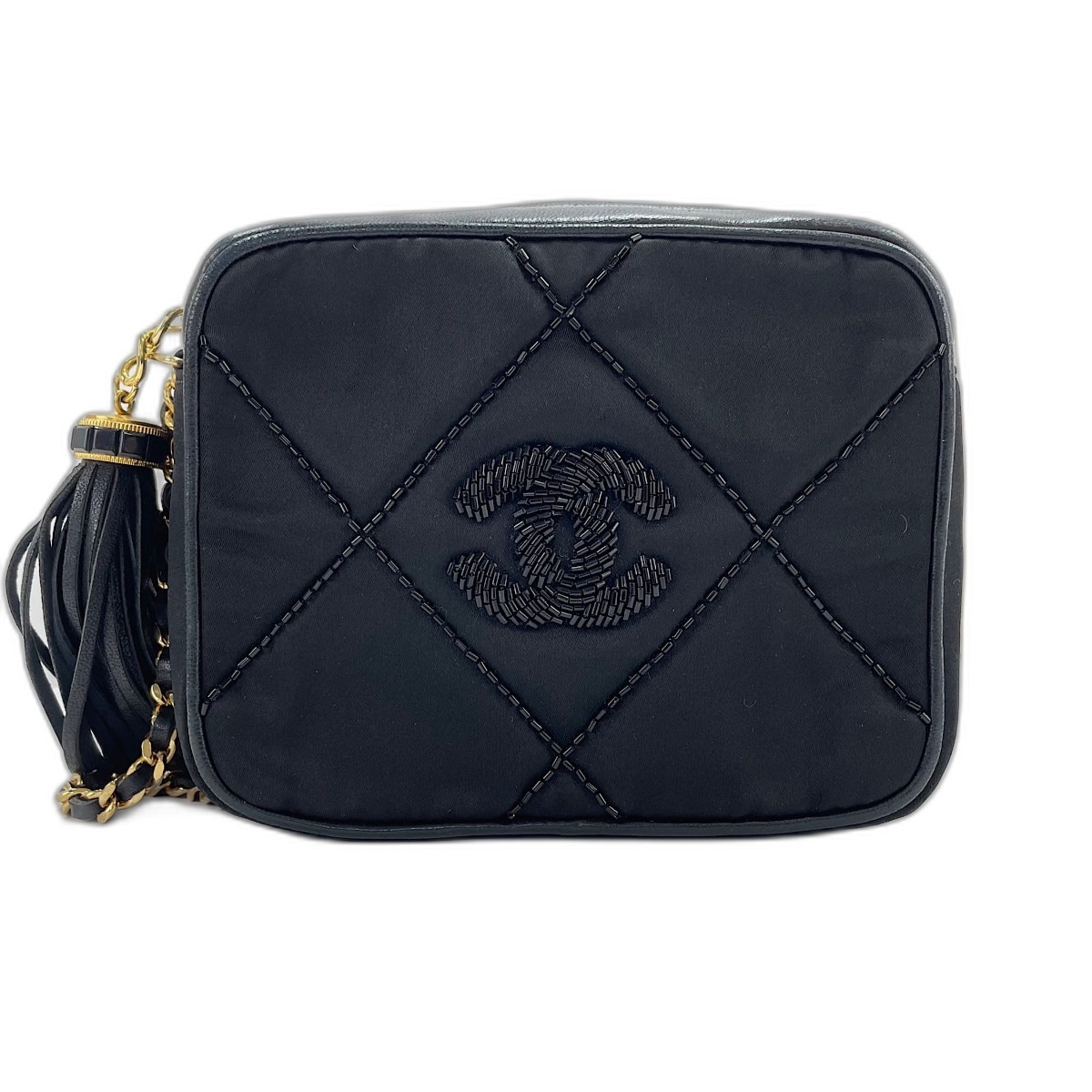 Chanel Matelasse Black Shoulder Bag (Pre-Owned)