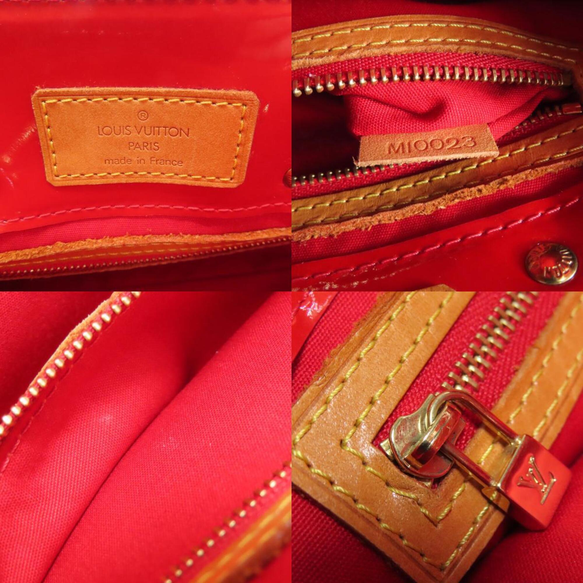 Louis Vuitton Vernis Red Color Monogram Vernis Handbag (Pre-Owned)