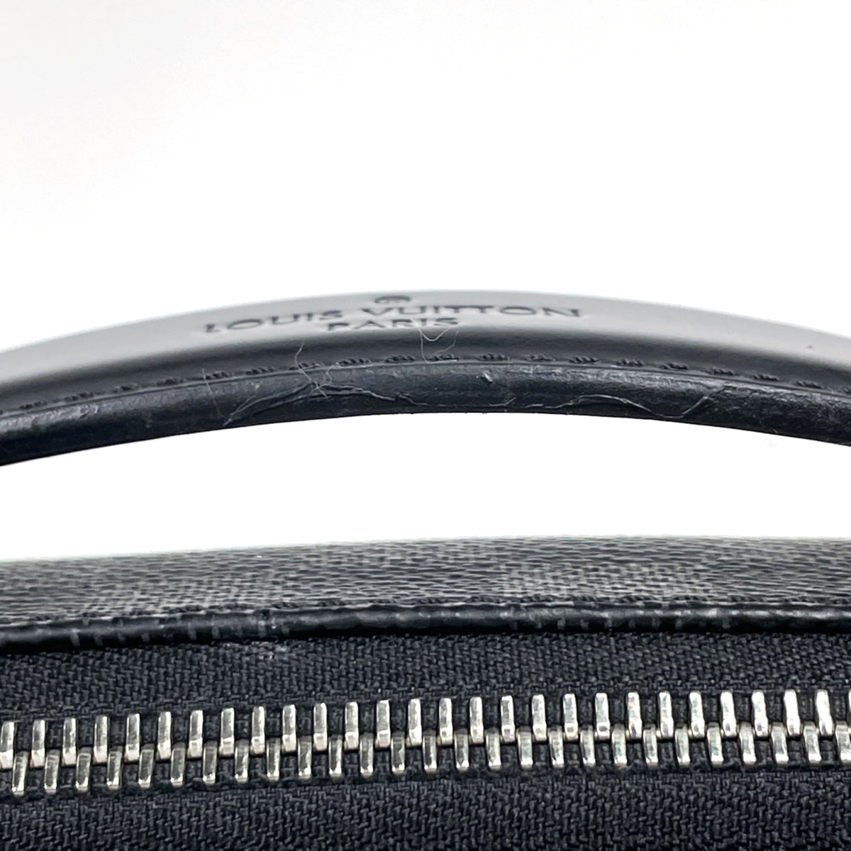 Louis Vuitton Noir Damier Graphite Fanny Pack Handbag Sling Bag (Pre-Owned)