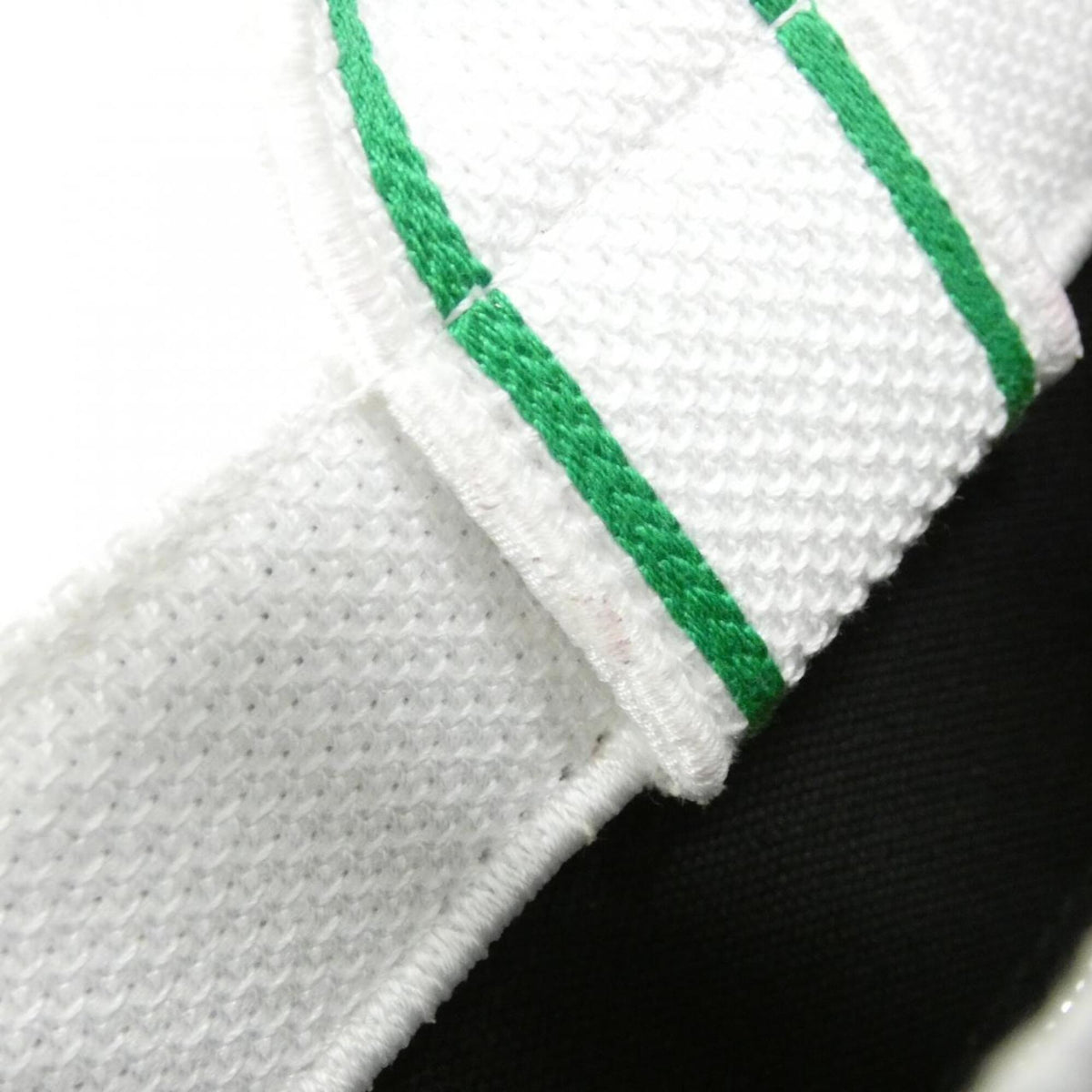 Christian Dior Green White Canvas Handbag (Pre-Owned)
