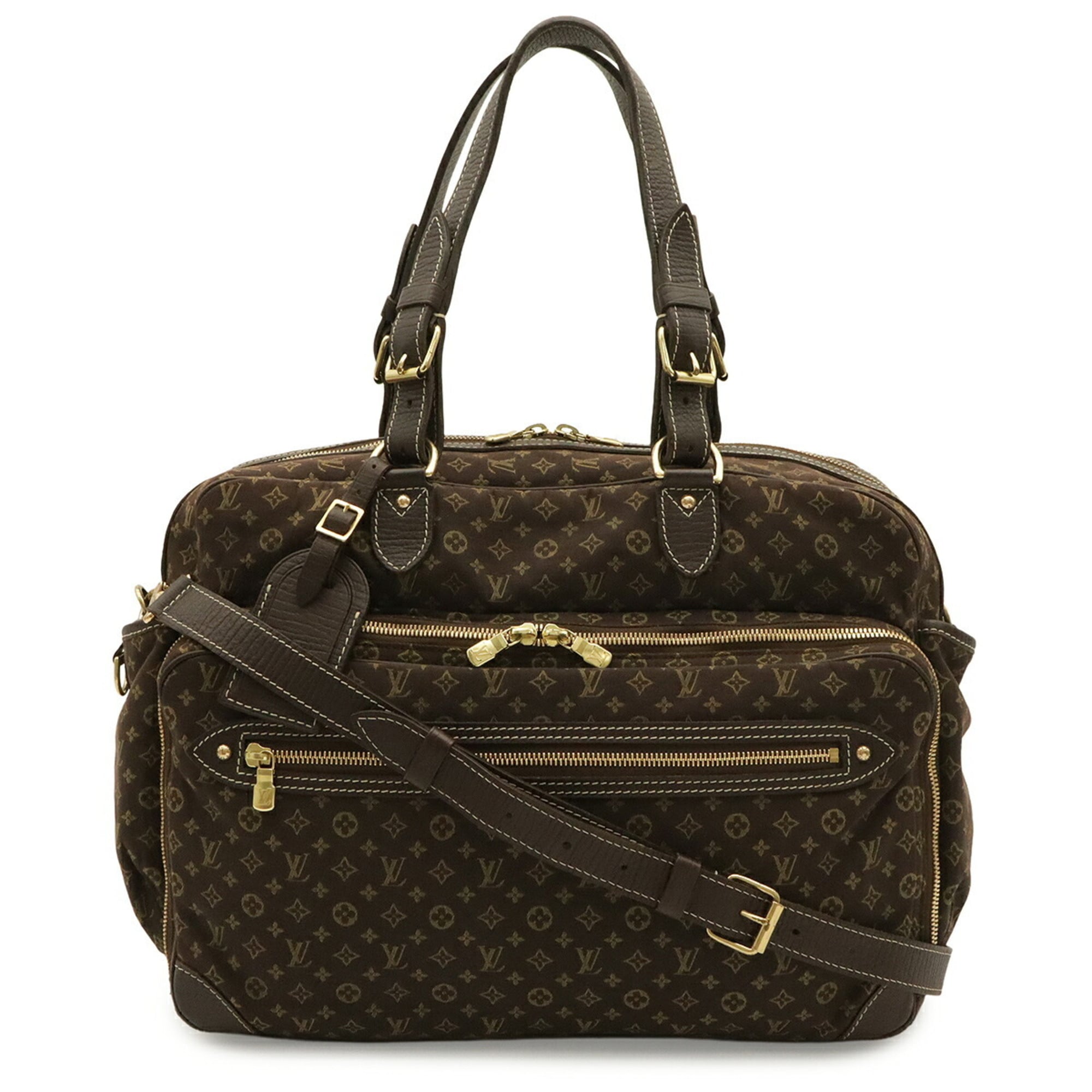 Louis Vuitton Ebene Canvas Leather Shoulder Bag Tote Bag (Pre-Owned)