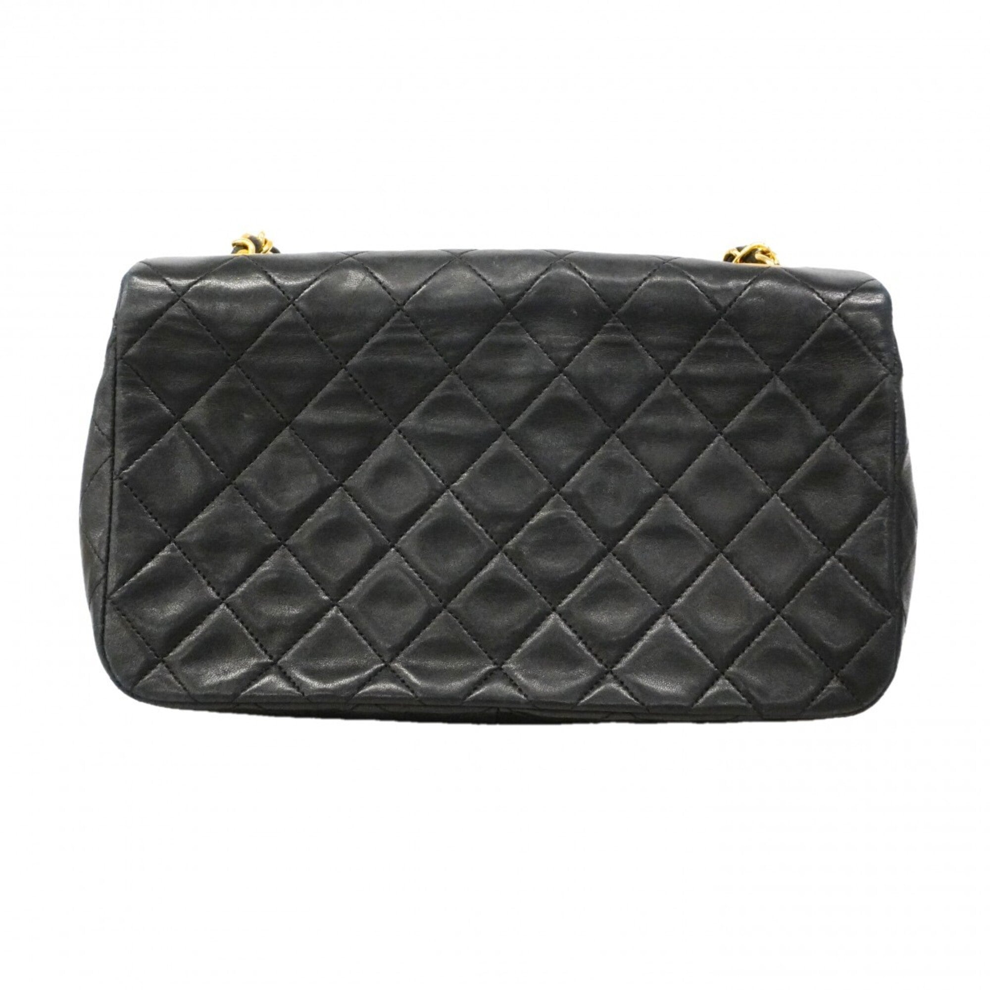 Chanel Black Leather Shoulder Bag (Pre-Owned)