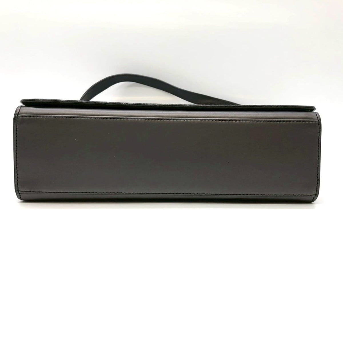 Gucci Gray Leather Shoulder Bag (Pre-Owned)