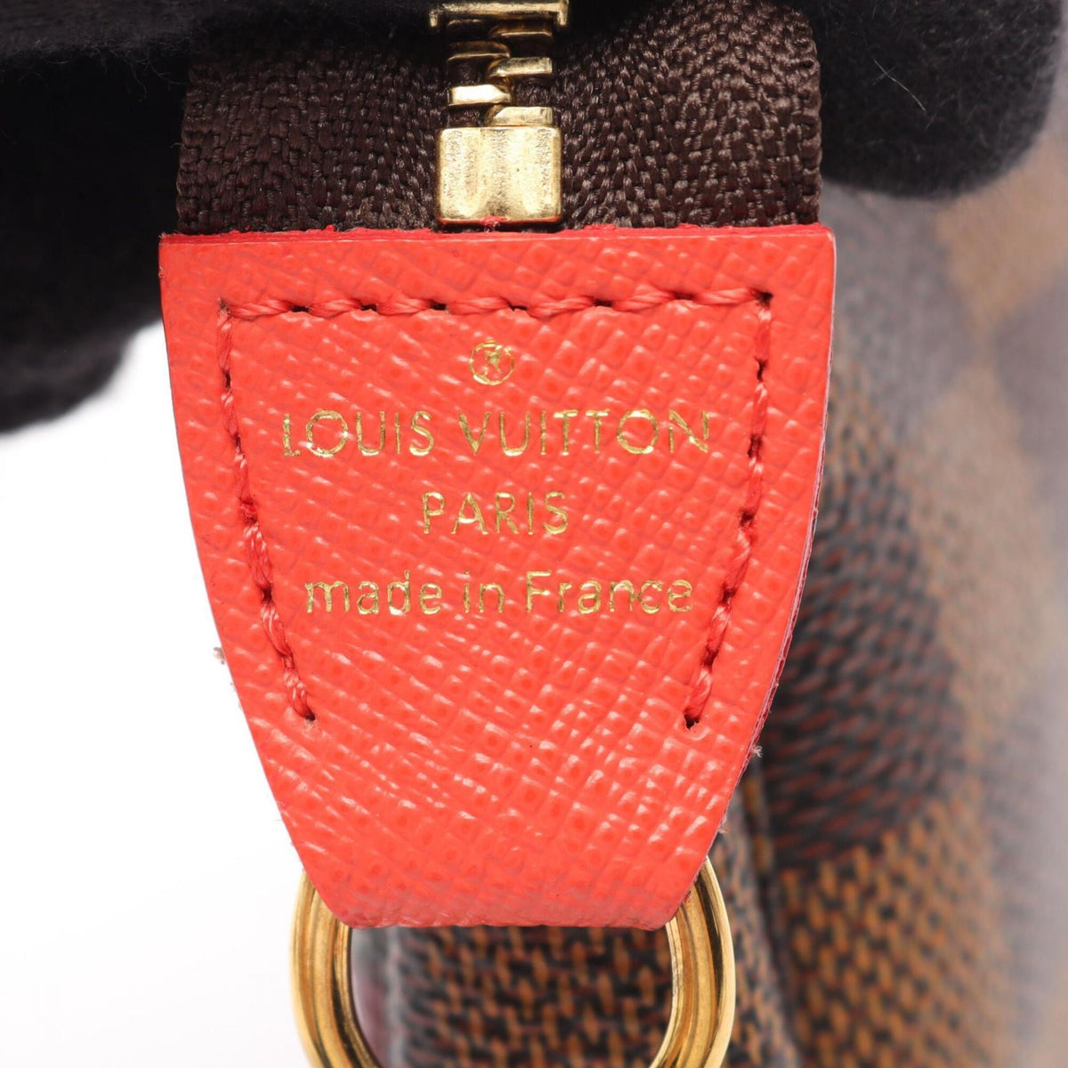 Louis Vuitton Brown Multi-Color Coated Canvas Leather Handbag Pochette (Pre-Owned)