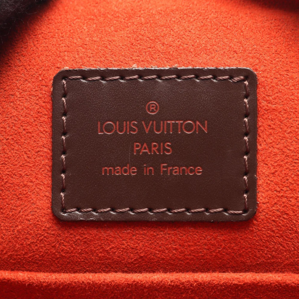 Louis Vuitton Brown Ebene Coated Canvas Leather Damier Canvas Handbag Shoulder Bag (Pre-Owned)