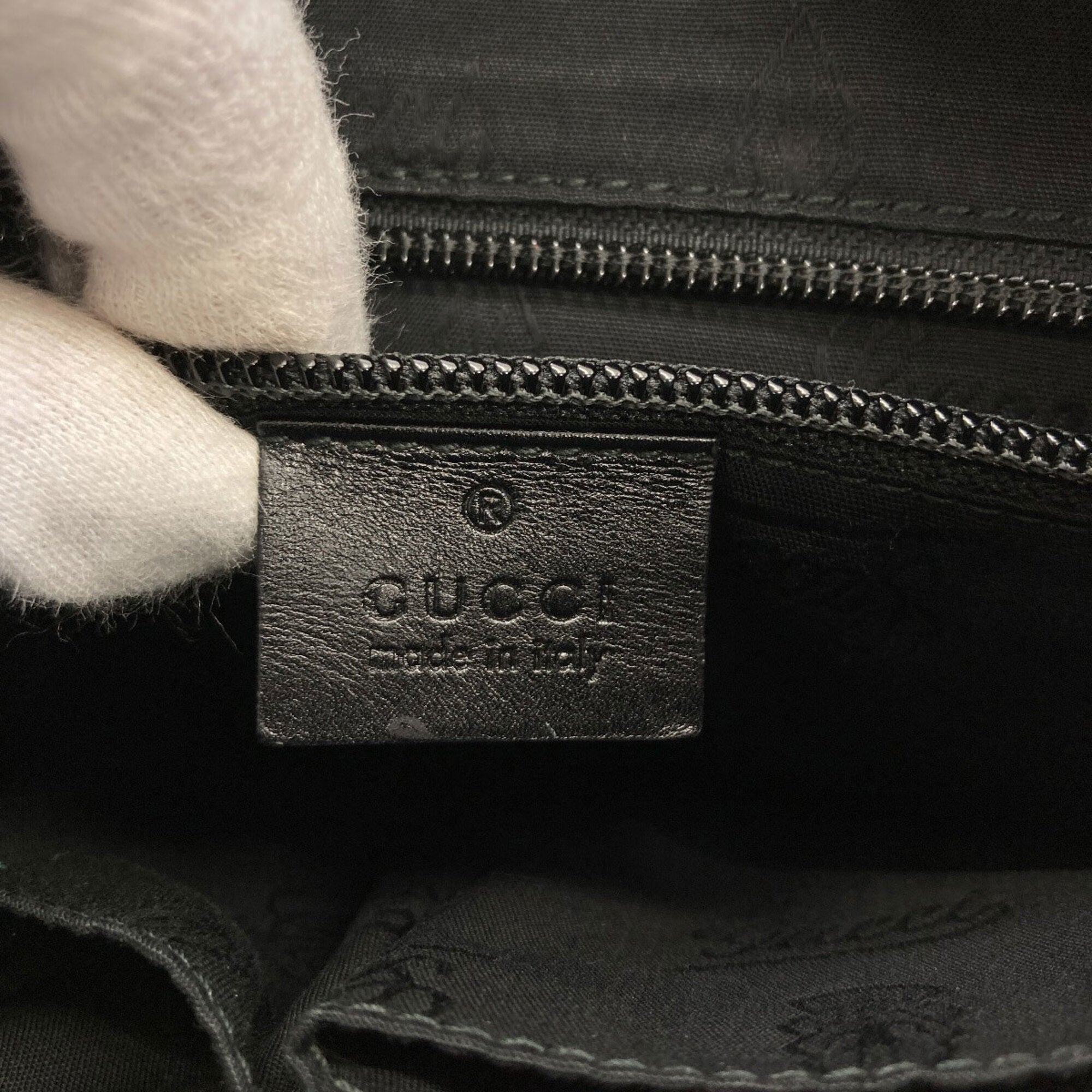 Gucci Black Pvc Shoulder Bag (Pre-Owned)