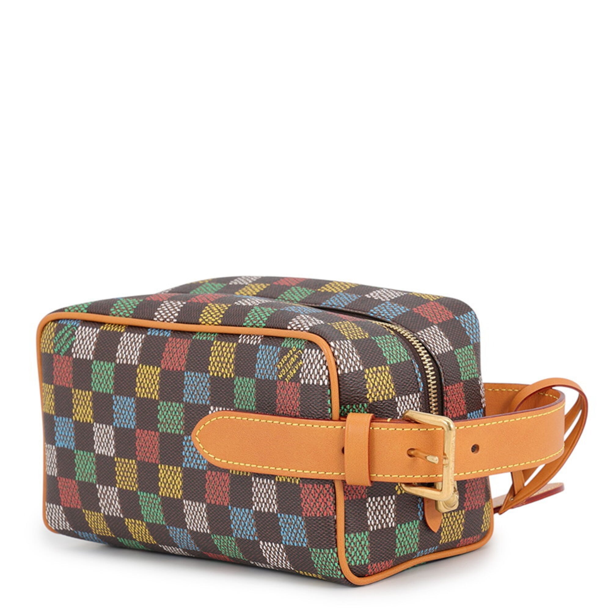 Louis Vuitton Damier Brown Damier Canvas Ebene Multi-Color Handbag (Pre-Owned)
