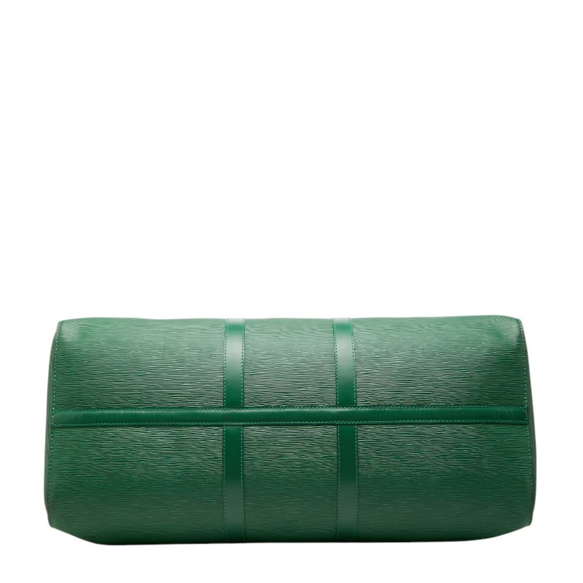 Louis Vuitton Borneo Green Leather Boston Bag (Pre-Owned)
