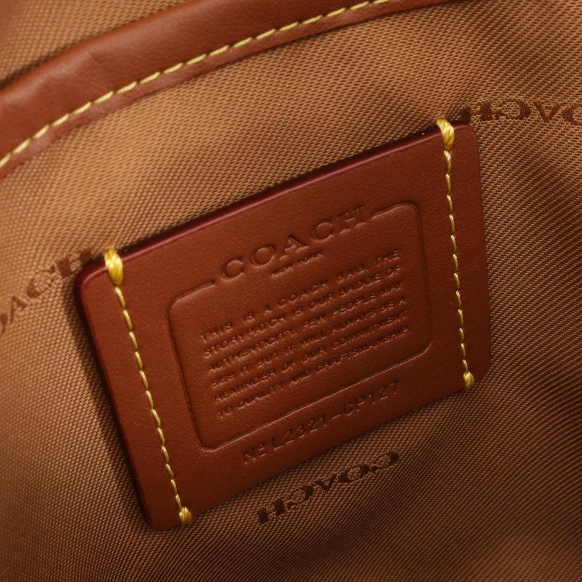Coach Ivory Leather Fanny Pack Handbag (Pre-Owned)