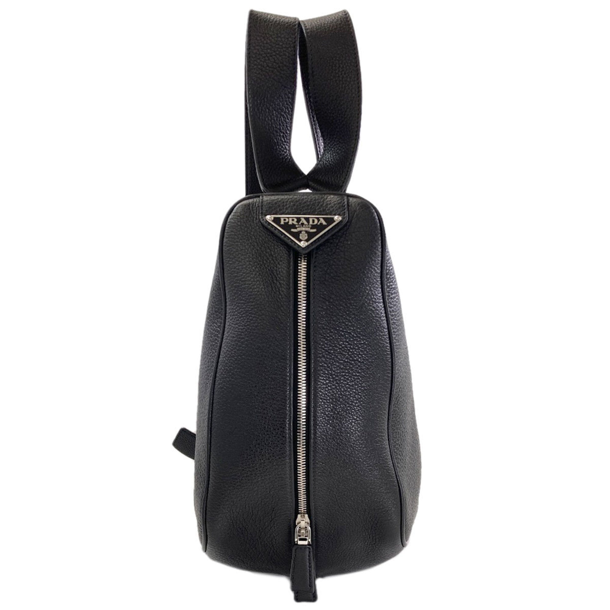 Prada Black Leather Backpack (Pre-Owned)