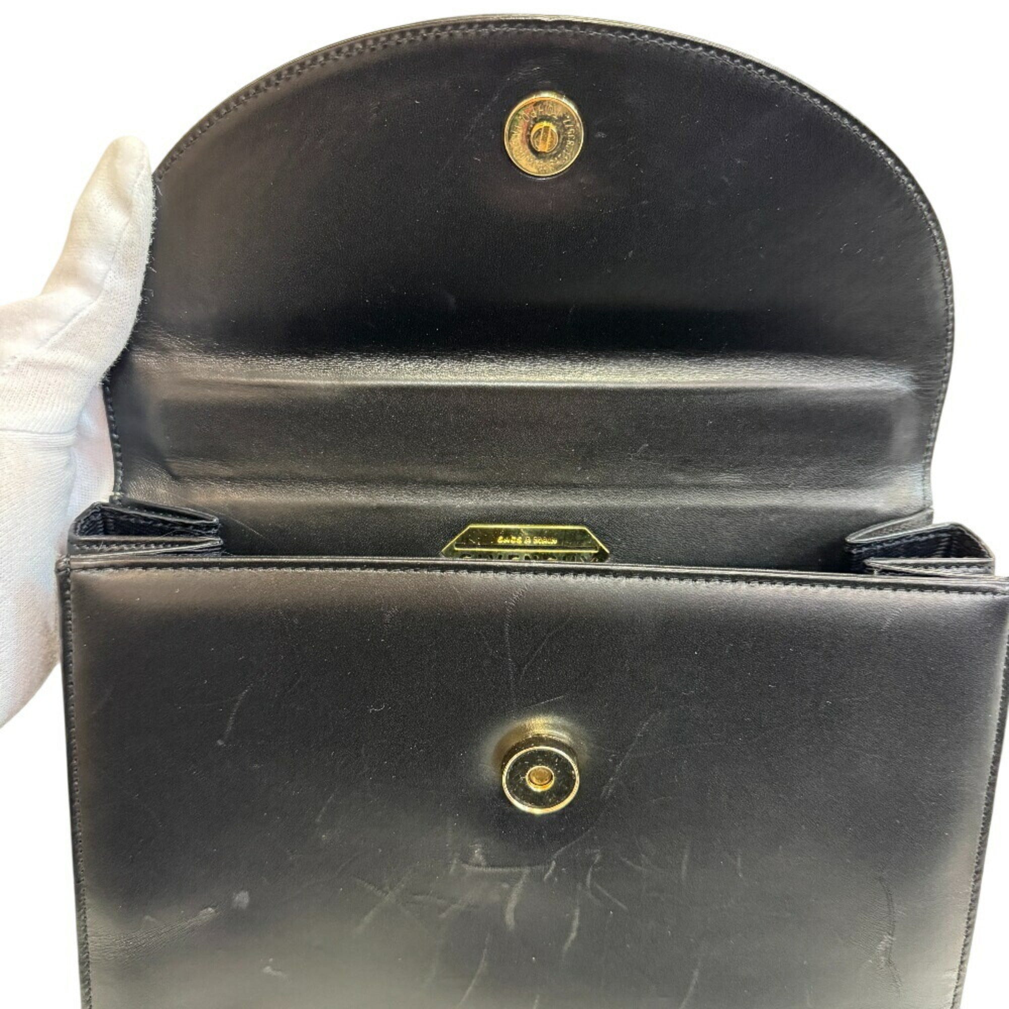 Givenchy Black Leather Handbag (Pre-Owned)
