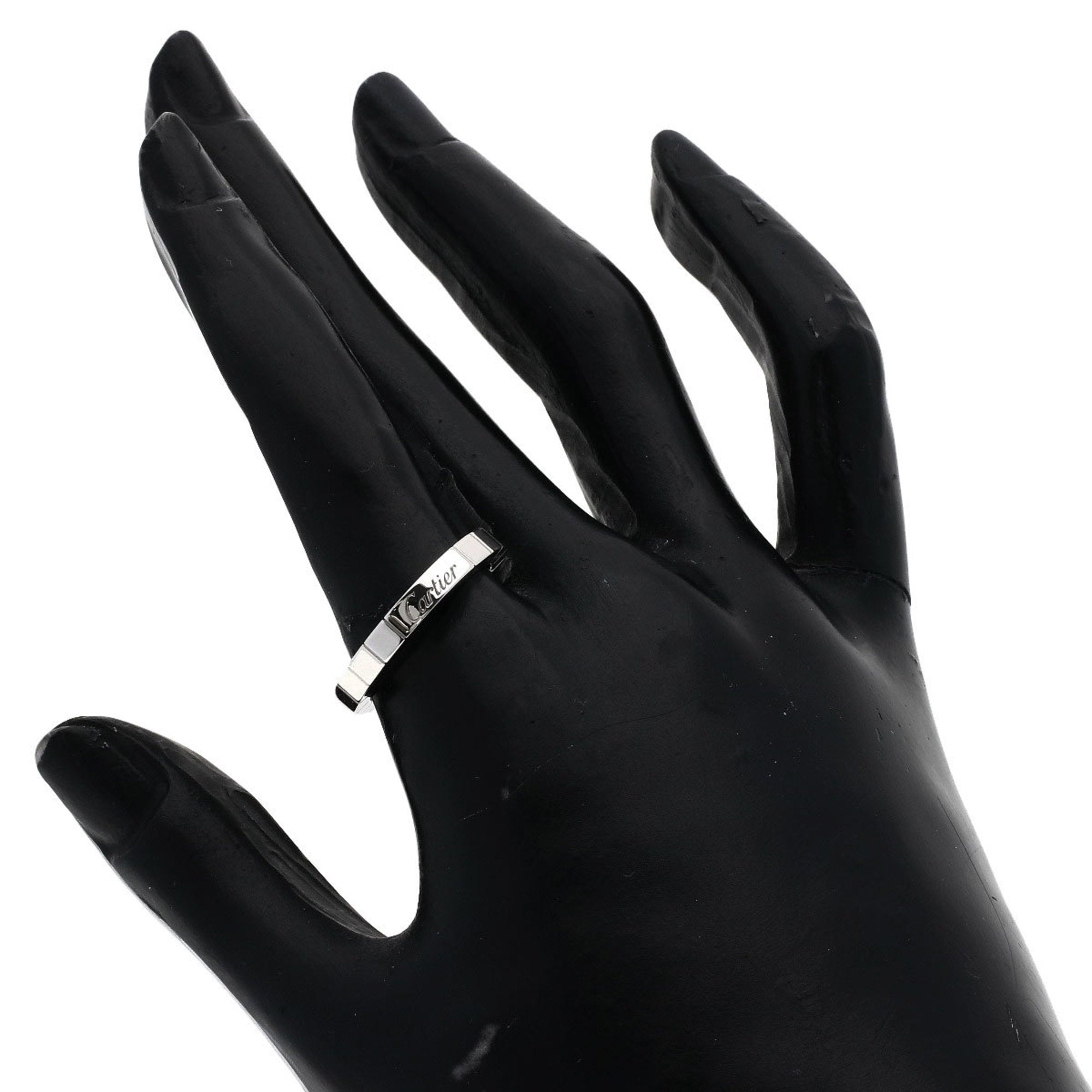 Cartier Lanieres White Gold White Gold (18K) Band Ring (Pre-Owned)