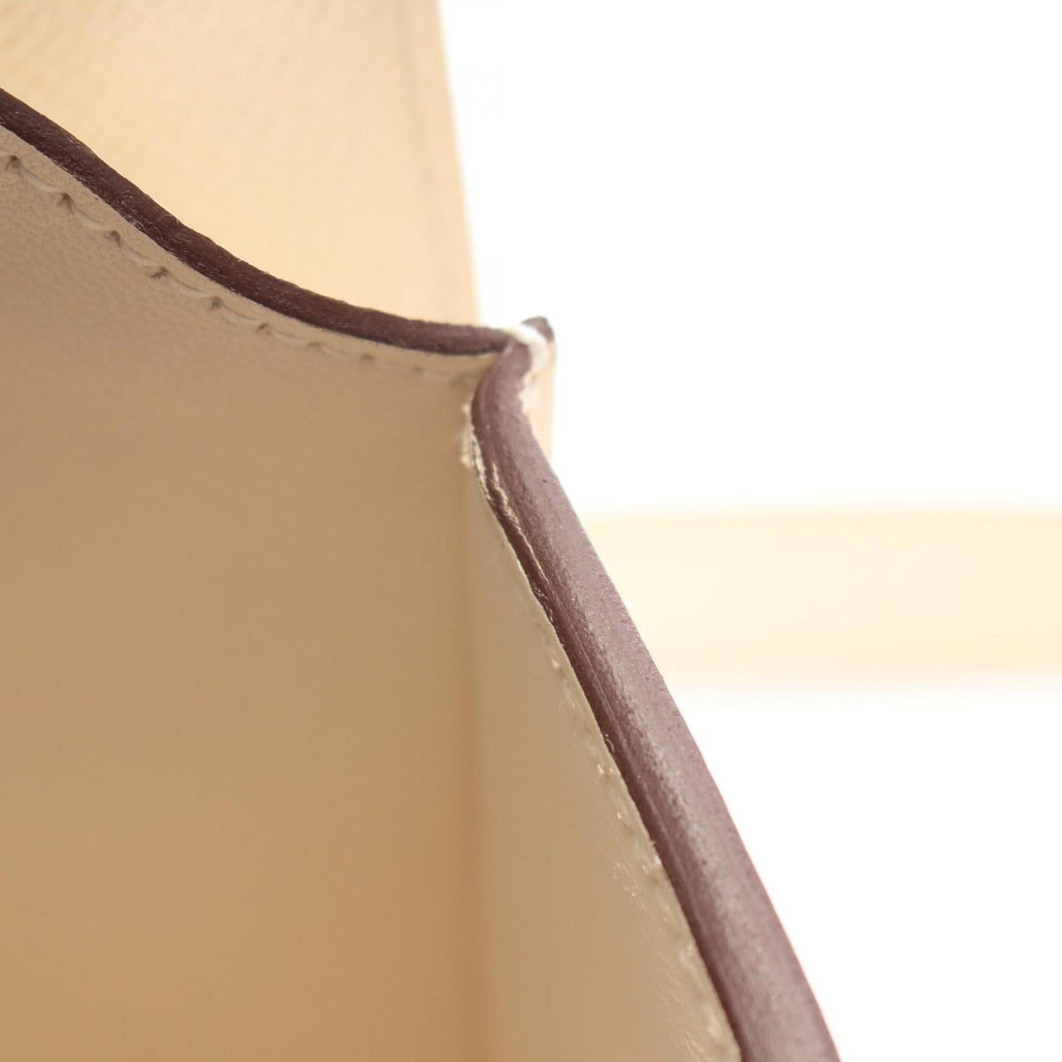 Hermes Ivory Epsom Leather Handbag Shoulder Bag (Pre-Owned)