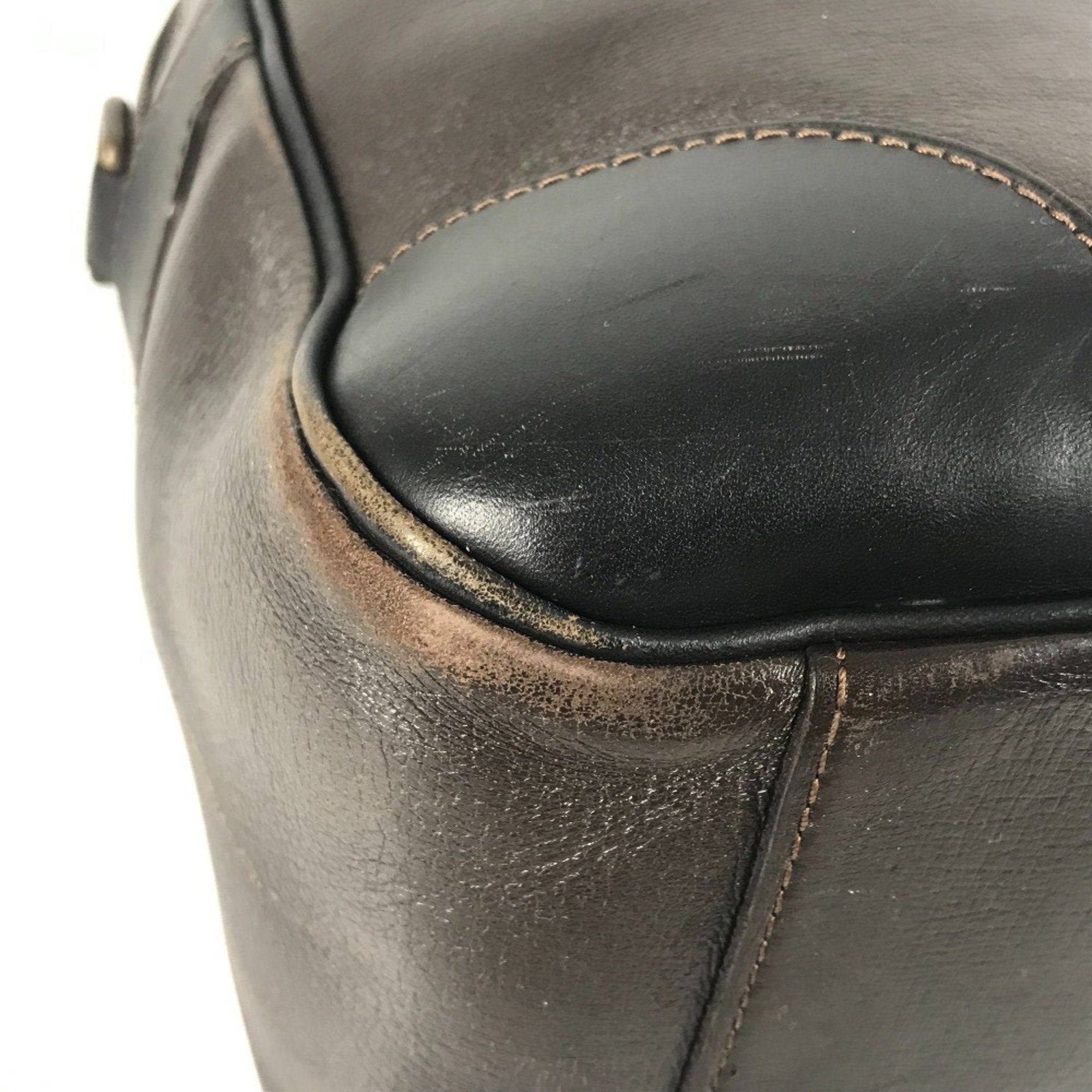 Louis Vuitton Brown Coffee Utah Leather Leather Briefcase Handbag Tote Bag (Pre-Owned)