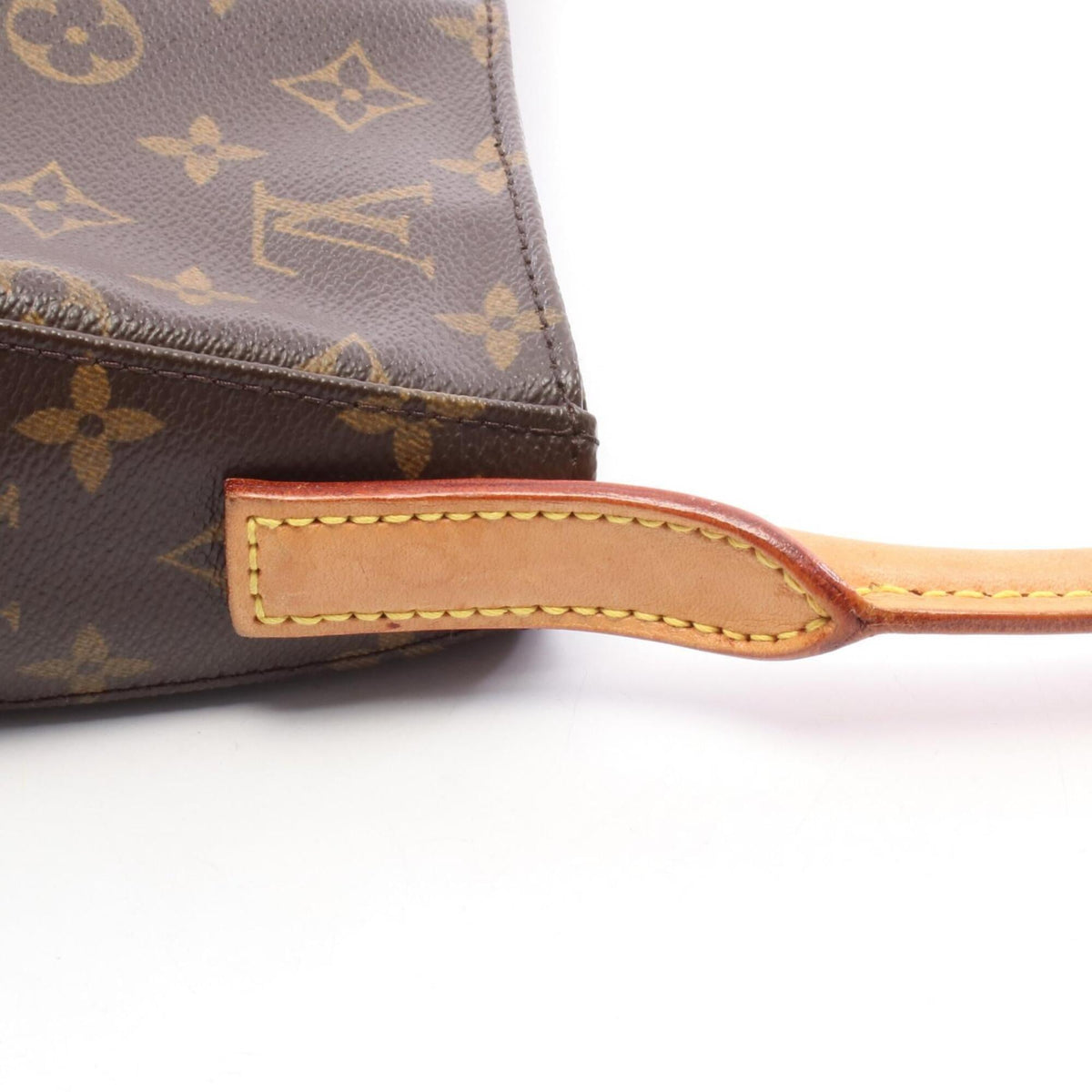Louis Vuitton Brown Monogram Coated Canvas Handbag Shoulder Bag (Pre-Owned)