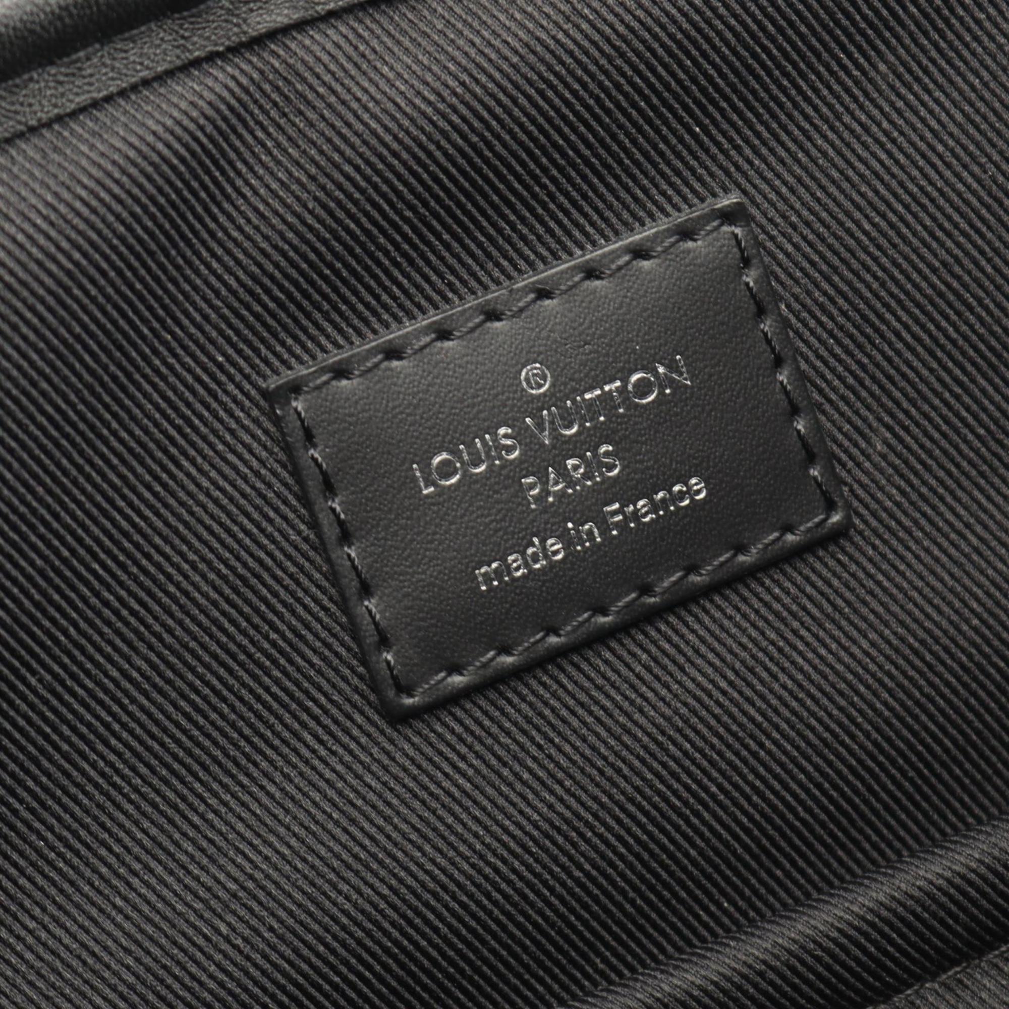 Louis Vuitton Black Damier Graphite Coated Canvas Leather Backpack (Pre-Owned)