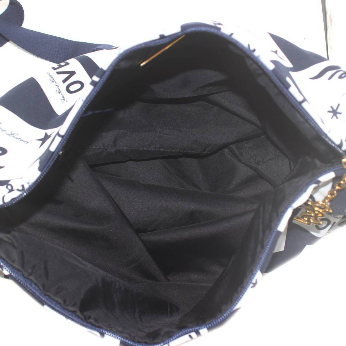 Yves Saint Laurent Navy Nylon Shoulder Bag (Pre-Owned)