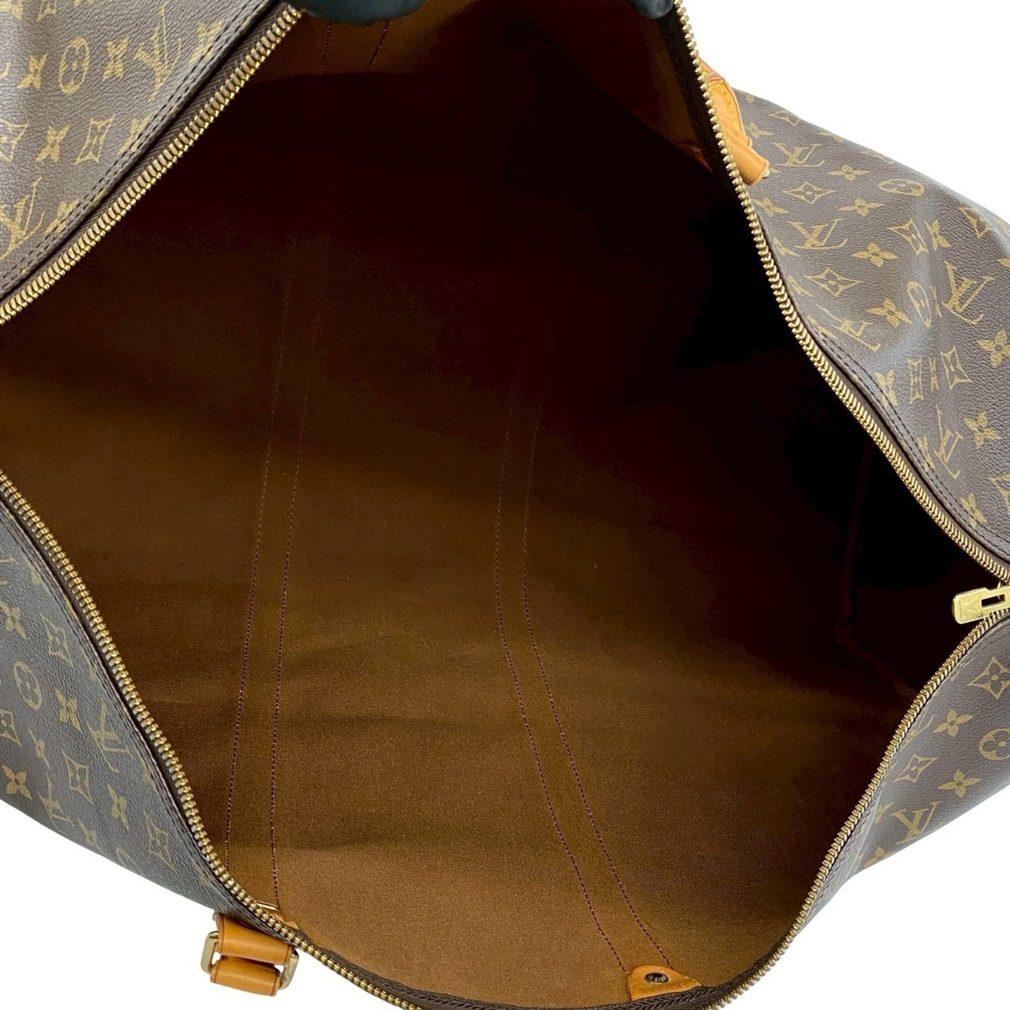 Louis Vuitton Brown Leather Pvc Boston Bag (Pre-Owned)