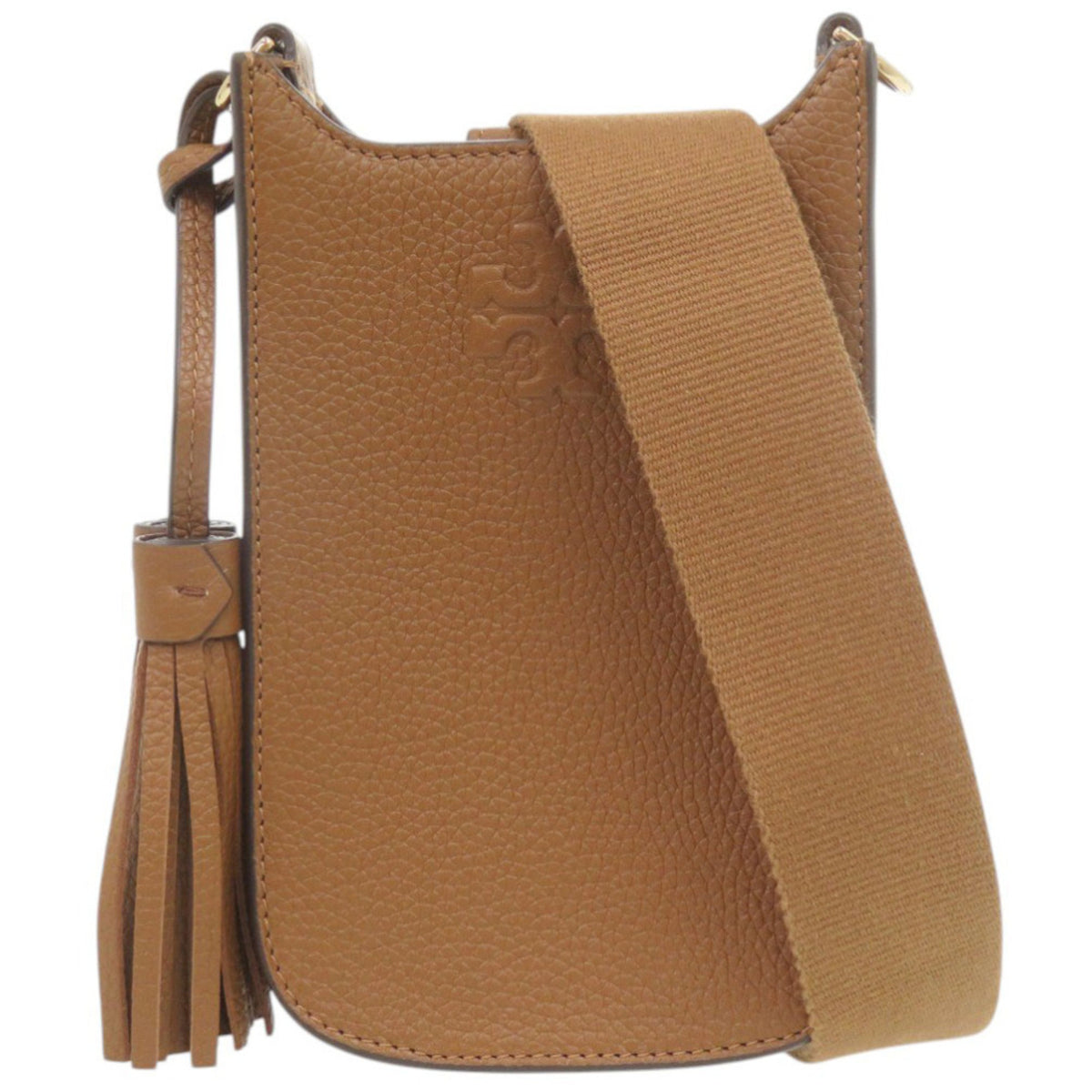 Tory Burch Brown Leather Shoulder Bag (Pre-Owned)