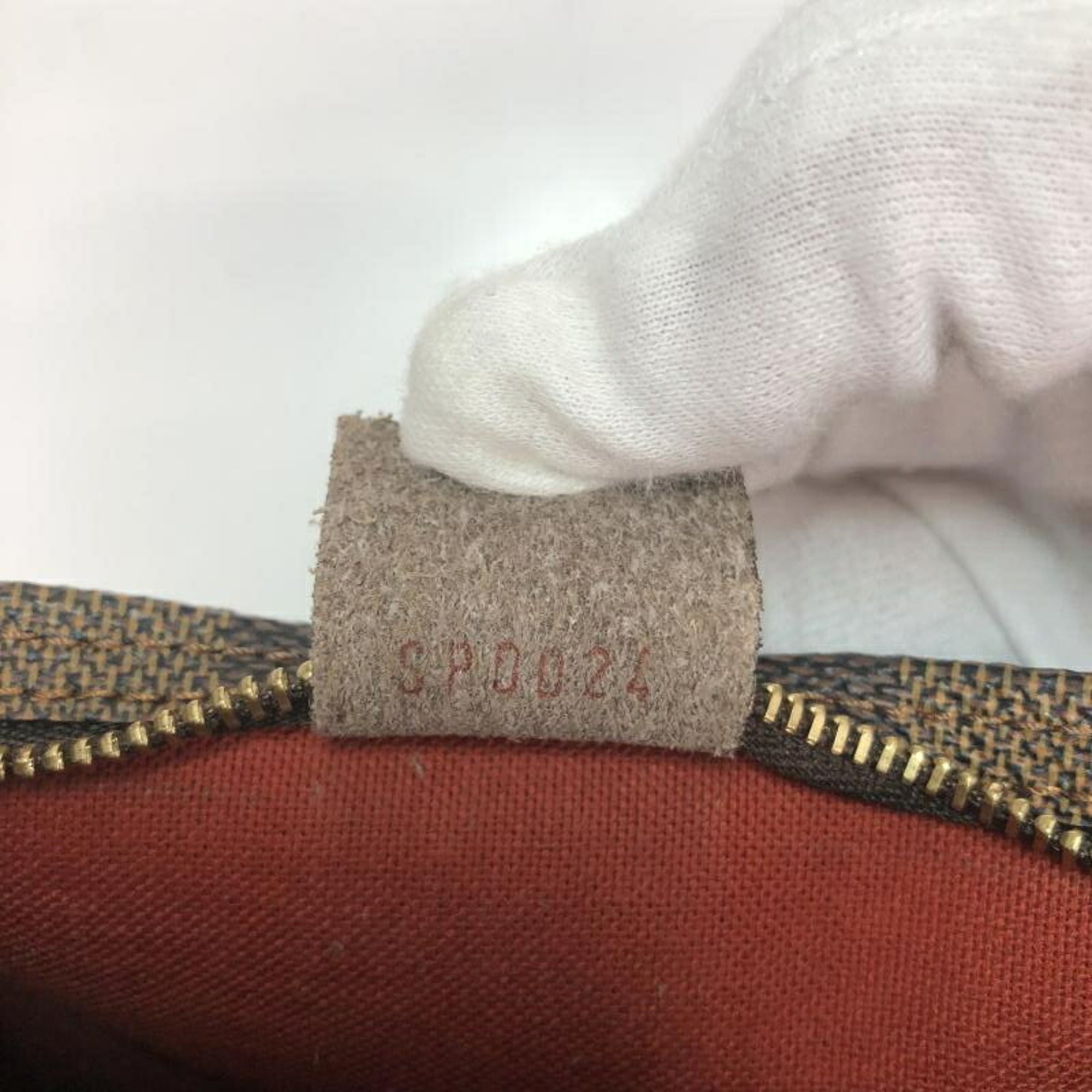 Louis Vuitton Brown Damier Canvas Pouch (Pre-Owned)