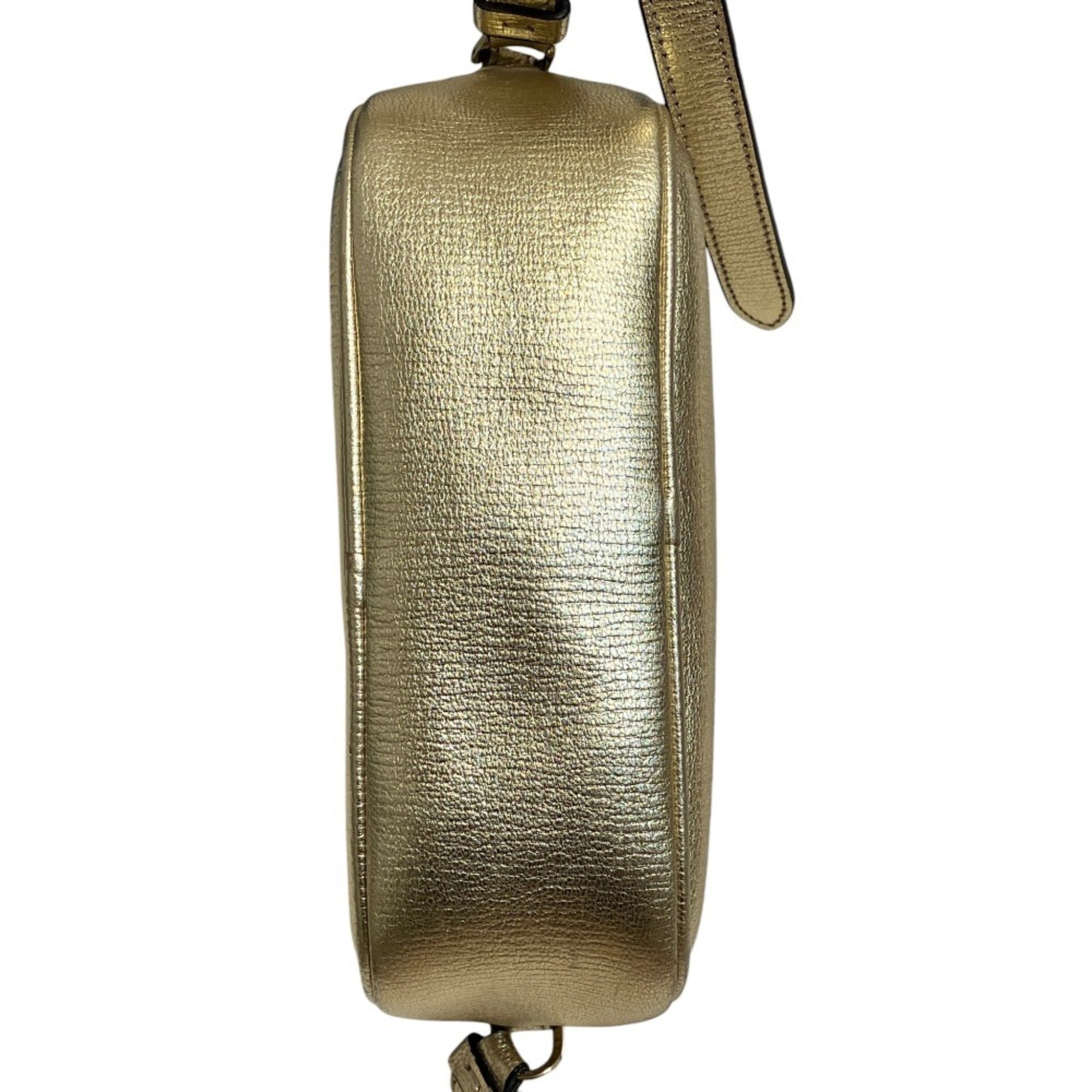 Salvatore Ferragamo Gold Shoulder Bag (Pre-Owned)